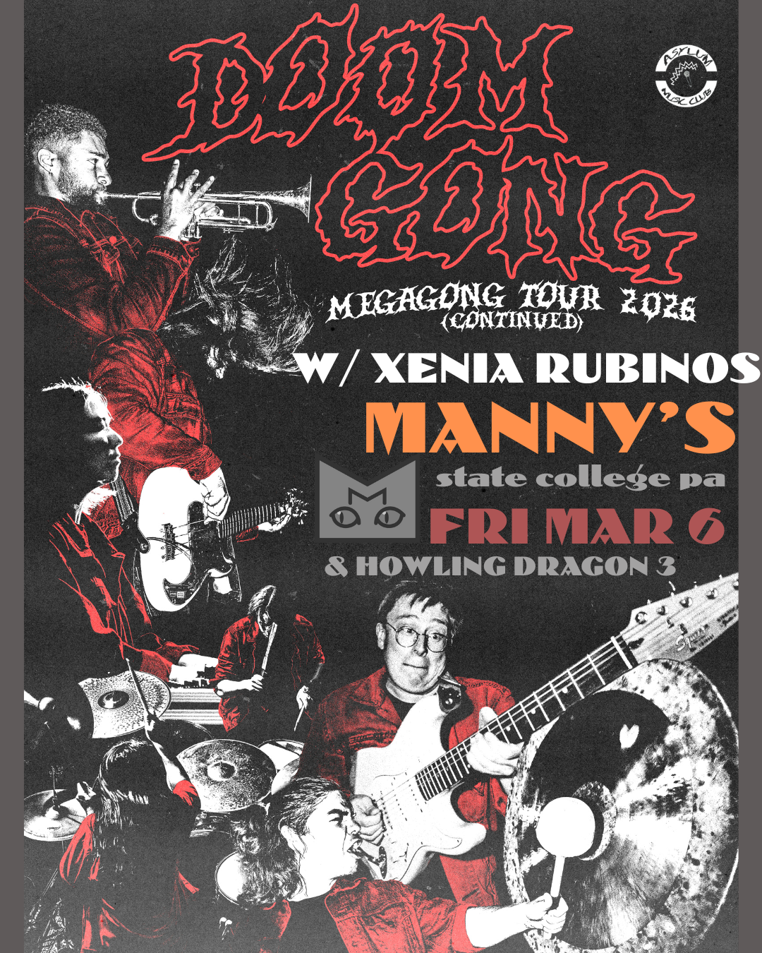 DOOM GONG w/ Xenia Rubinos and Howling Dragon 3
