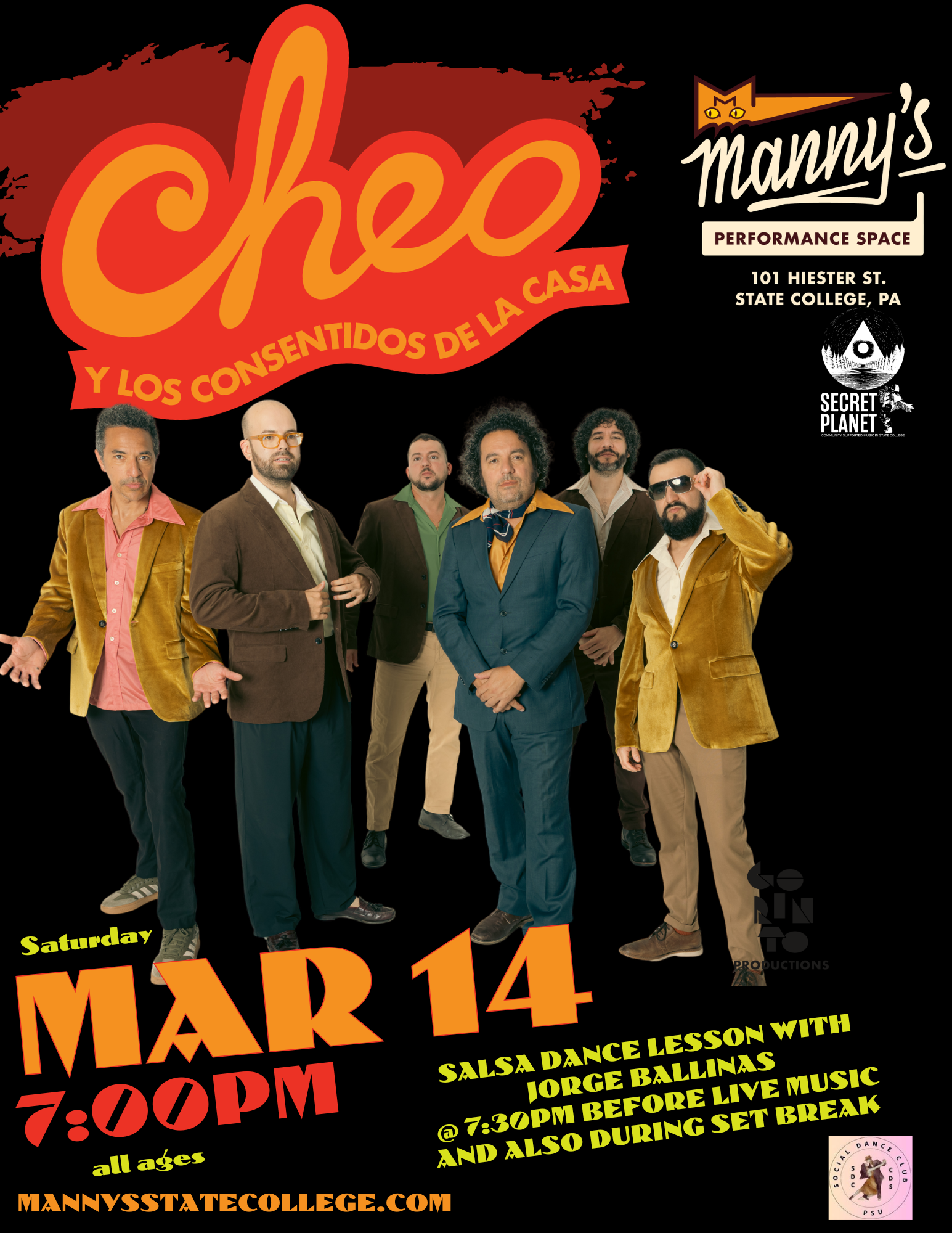 SECRET PLANET// Cheo y los Consentidos de la Casa