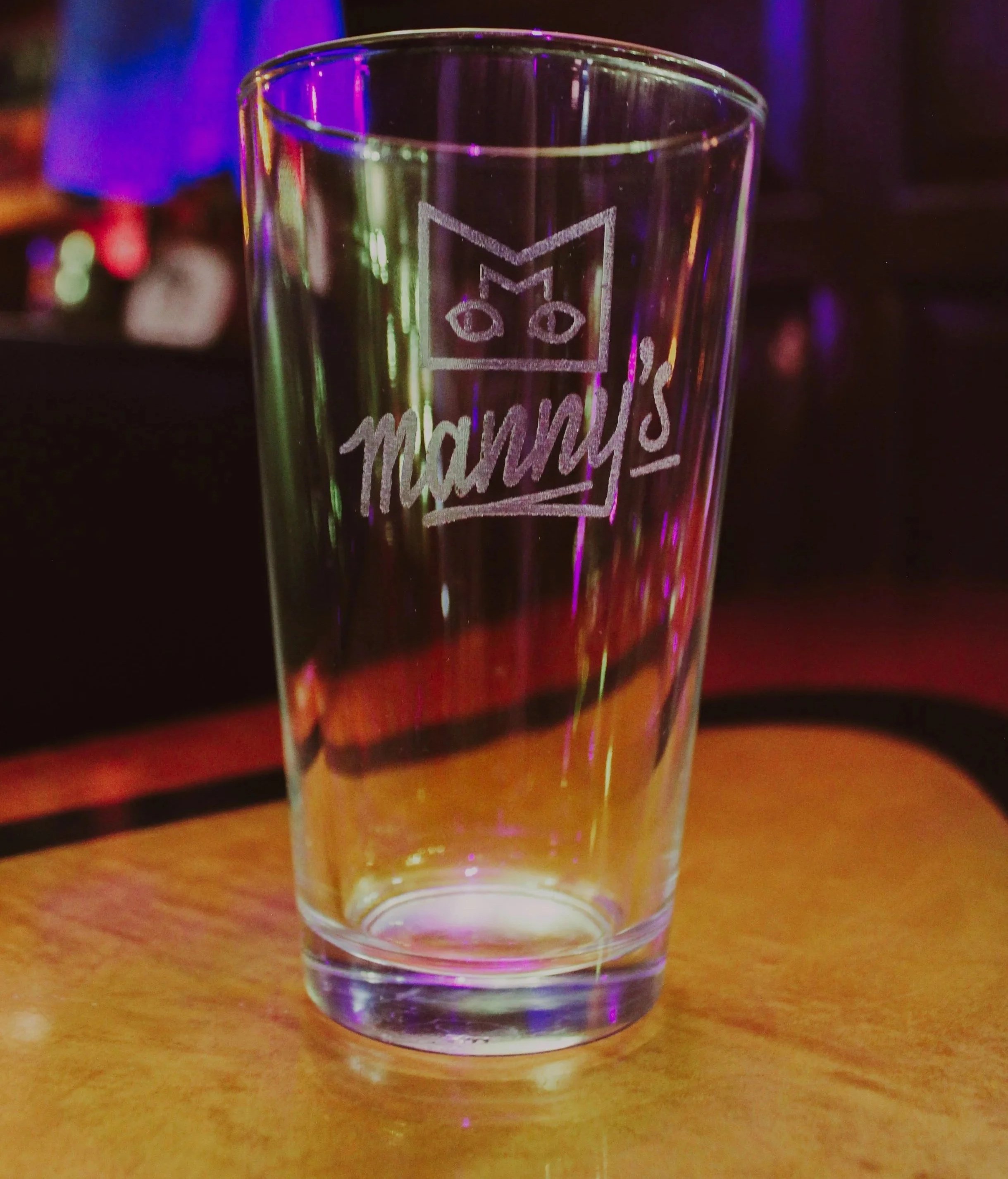 Manny's Pint Glass