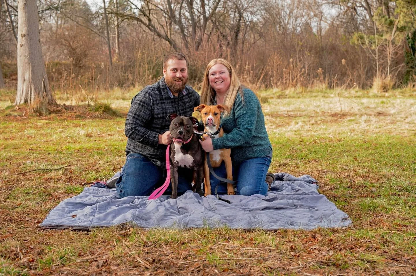 I have been slacking on posting my work for 2026.
So let&rsquo;s start with my first session of the year.
Danielle and Ben have had their photos done by me a few times and this time I got their sweet pups to pose for the camera.

These images were ta