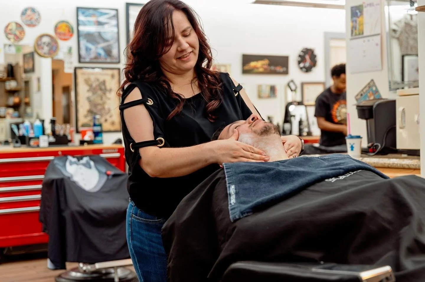 I&rsquo;ve done photos for Ashana since she hired me for her wedding in 2020. Now I get to watch her grow her business. I got to capture her at work for these branding/promo day photos.

Ashana works out of Keystone Barbershop in Boise Idaho