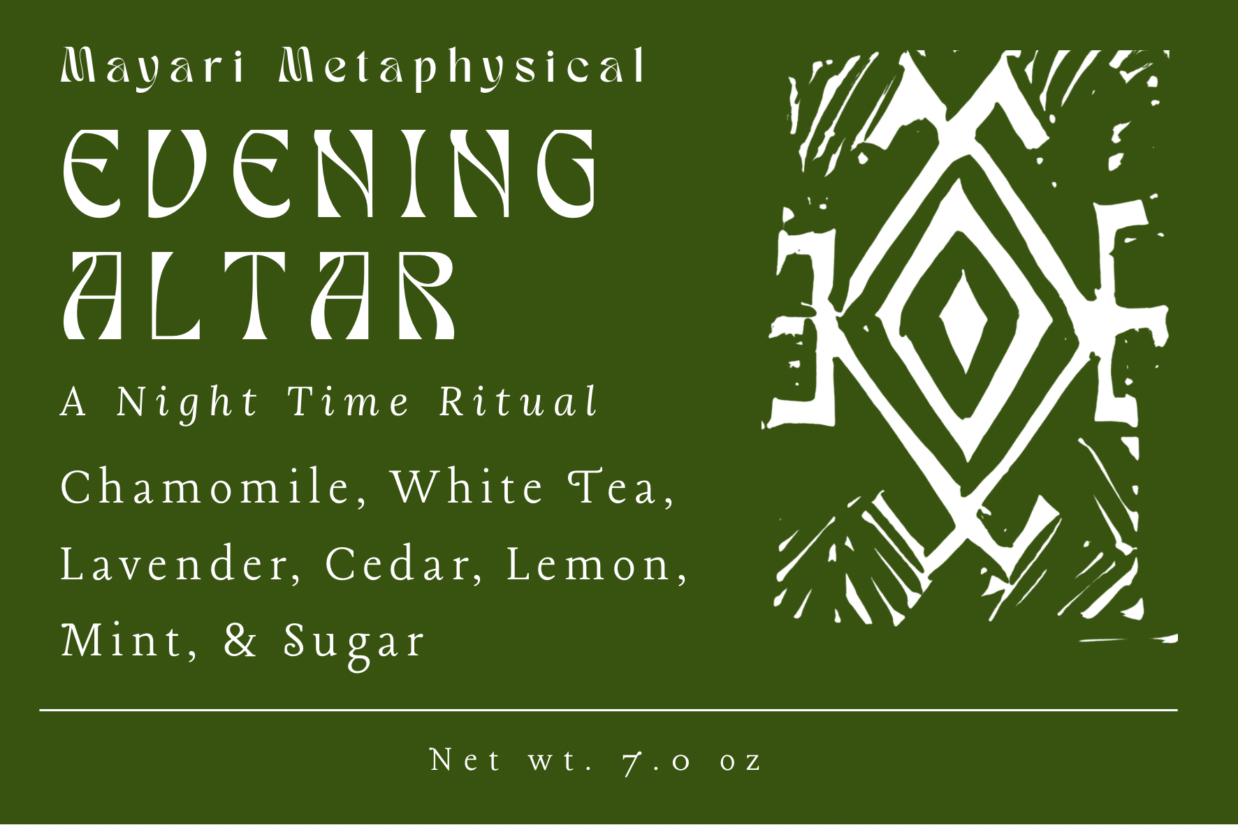Evening Altar Candle
