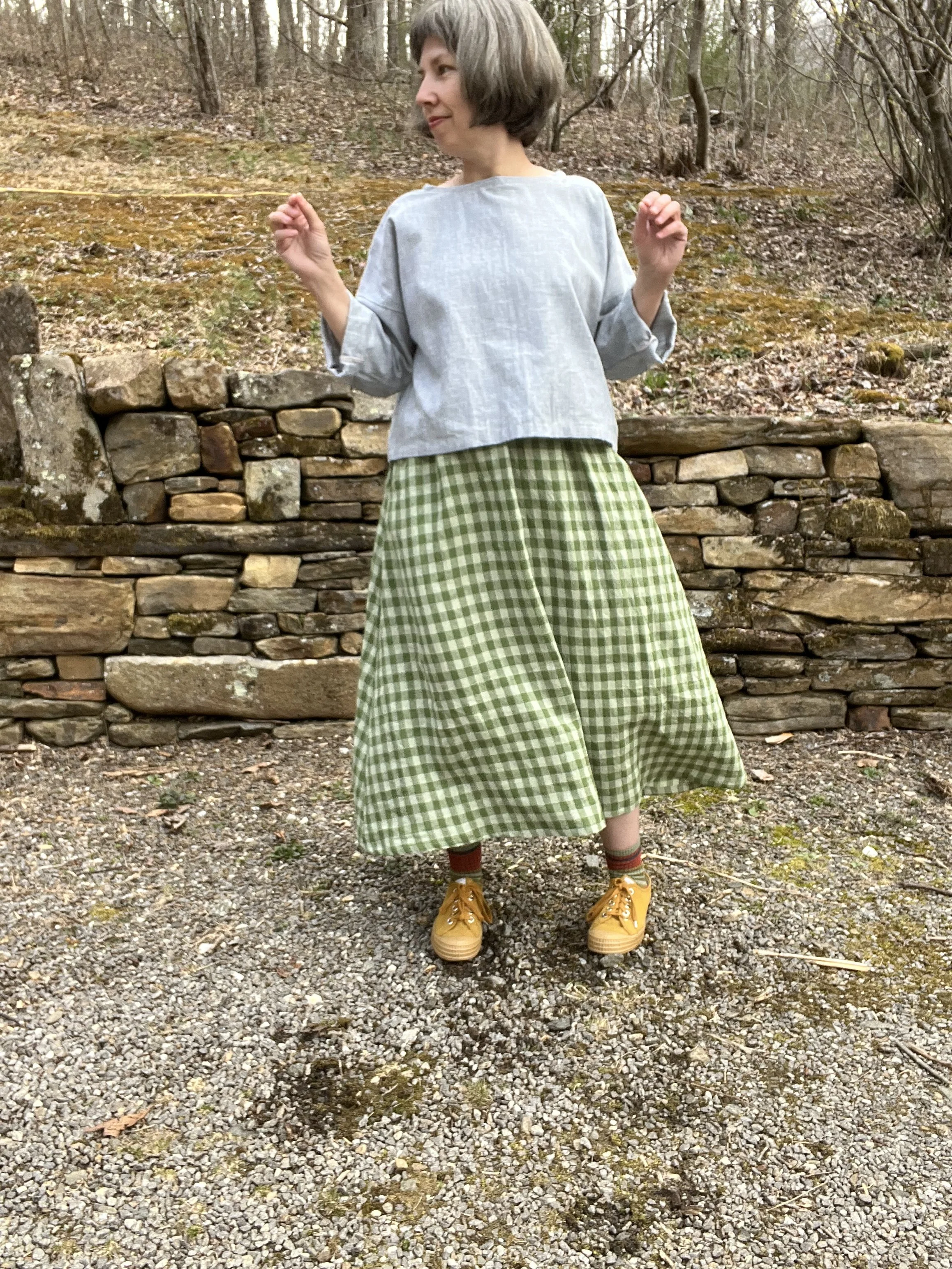 Linen Market Skirt