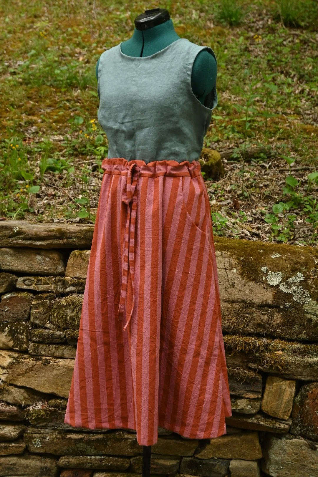 Organic Cotton/Linen Market Skirt