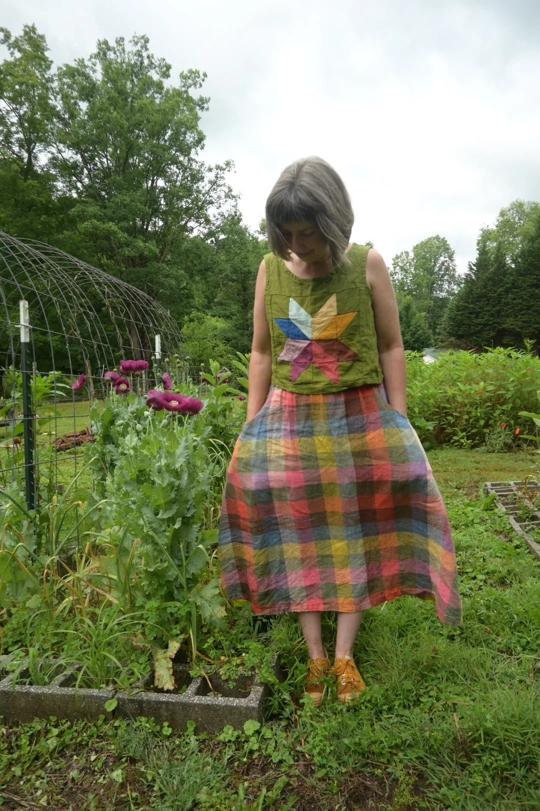 Linen Market Skirt