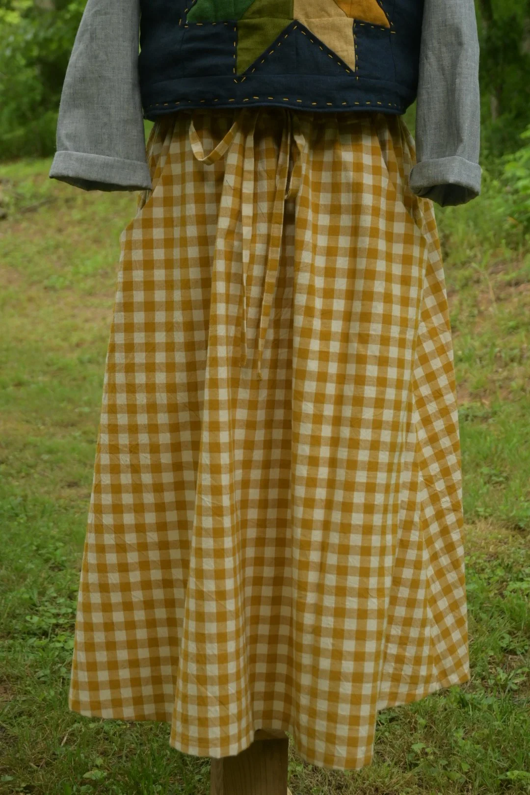 Organic Cotton/Linen Market Skirt