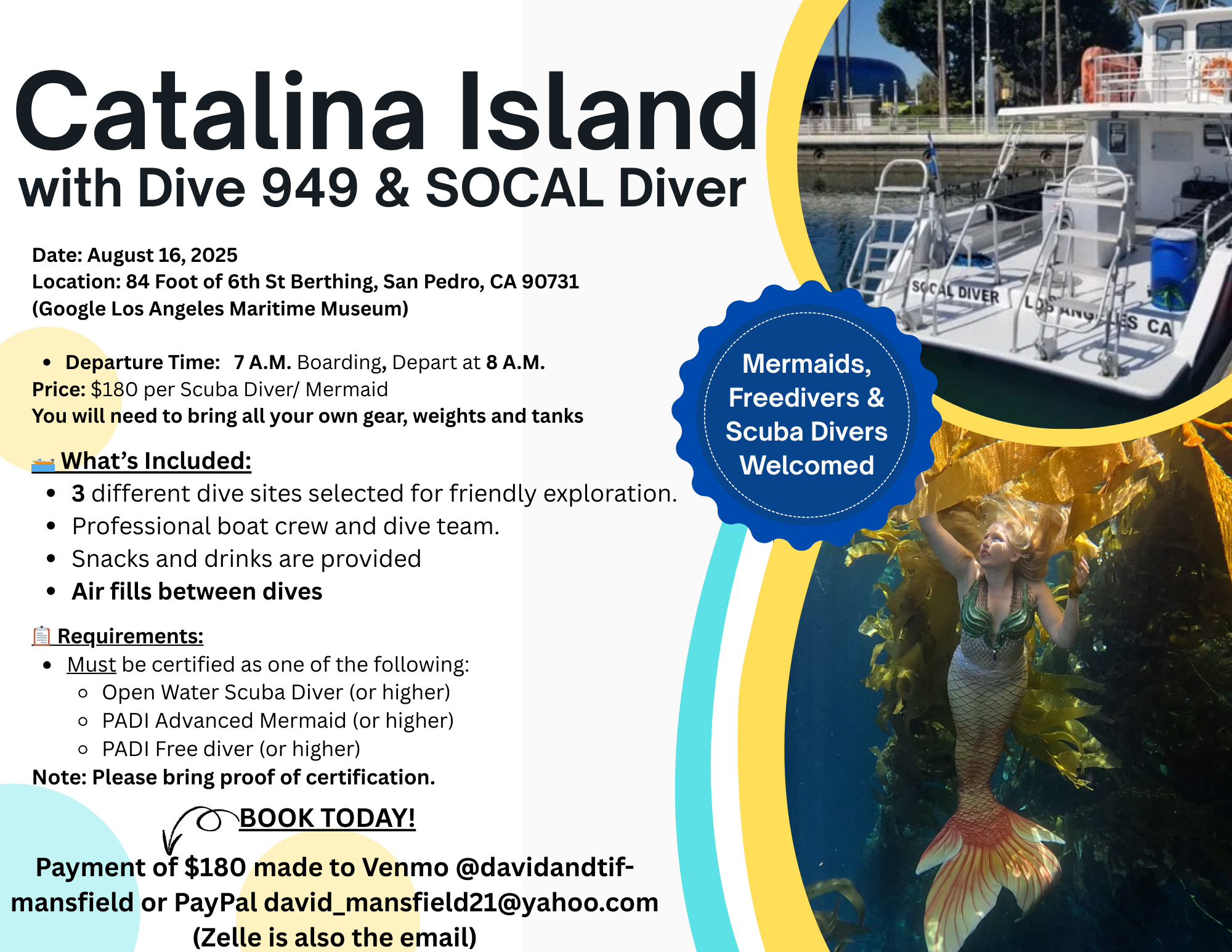 SoCal Diver Catalina Island Day Trip