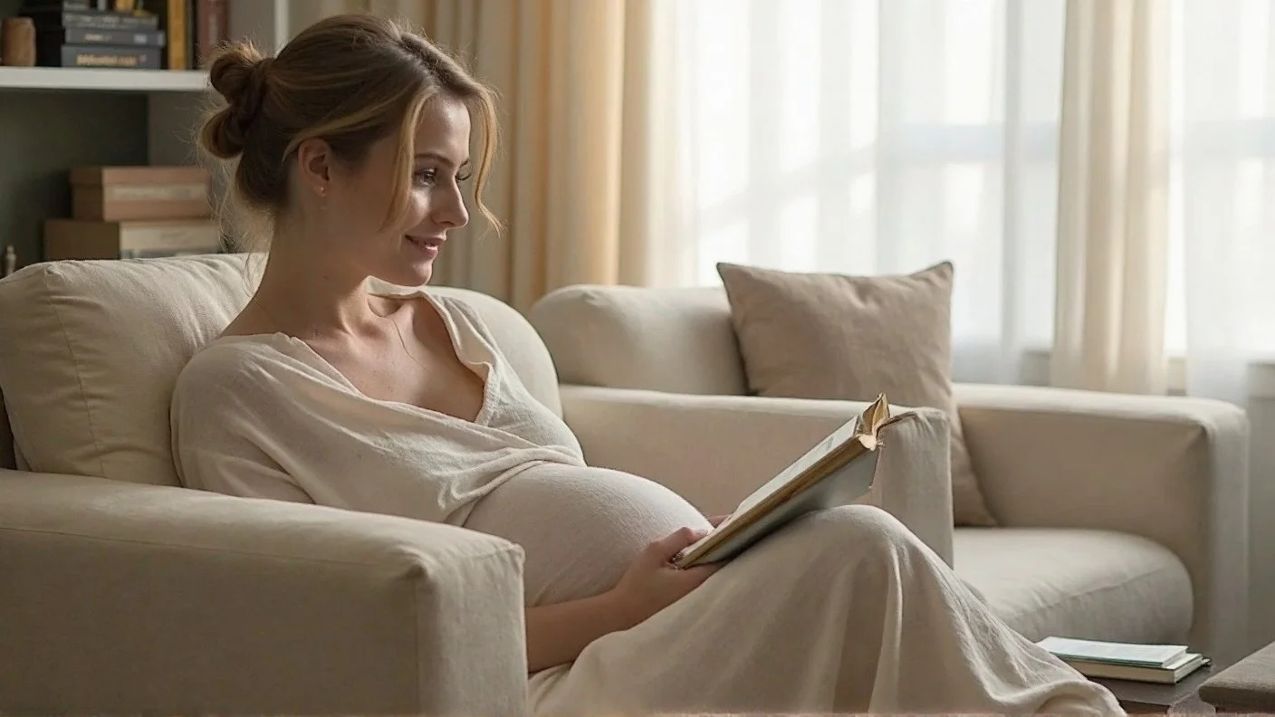 Geometric drawing of an outline square with sections divided by vertical, horizontal, and circle lines.