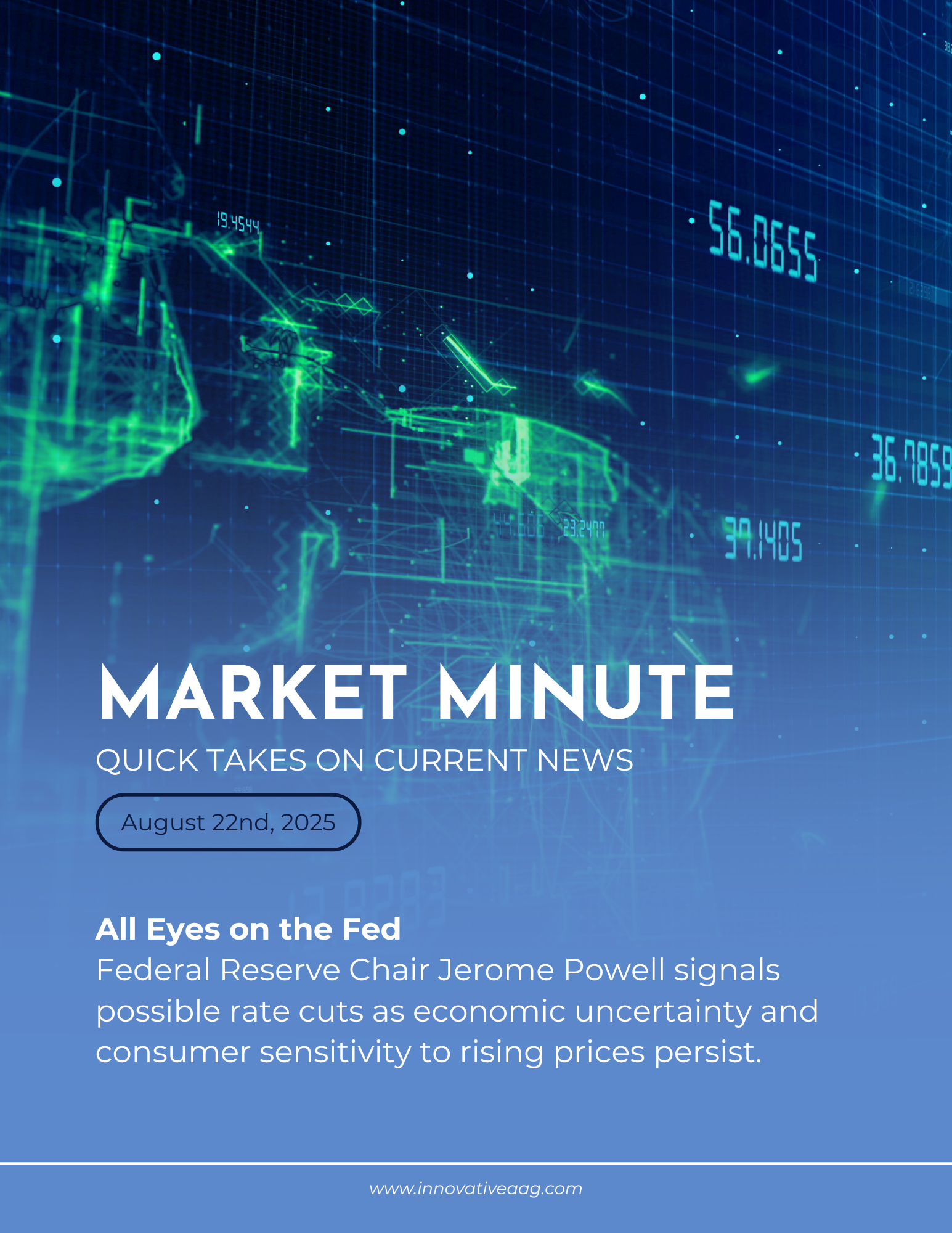 Market Minute: August 22nd, 2025 — All Eyes on the Fed