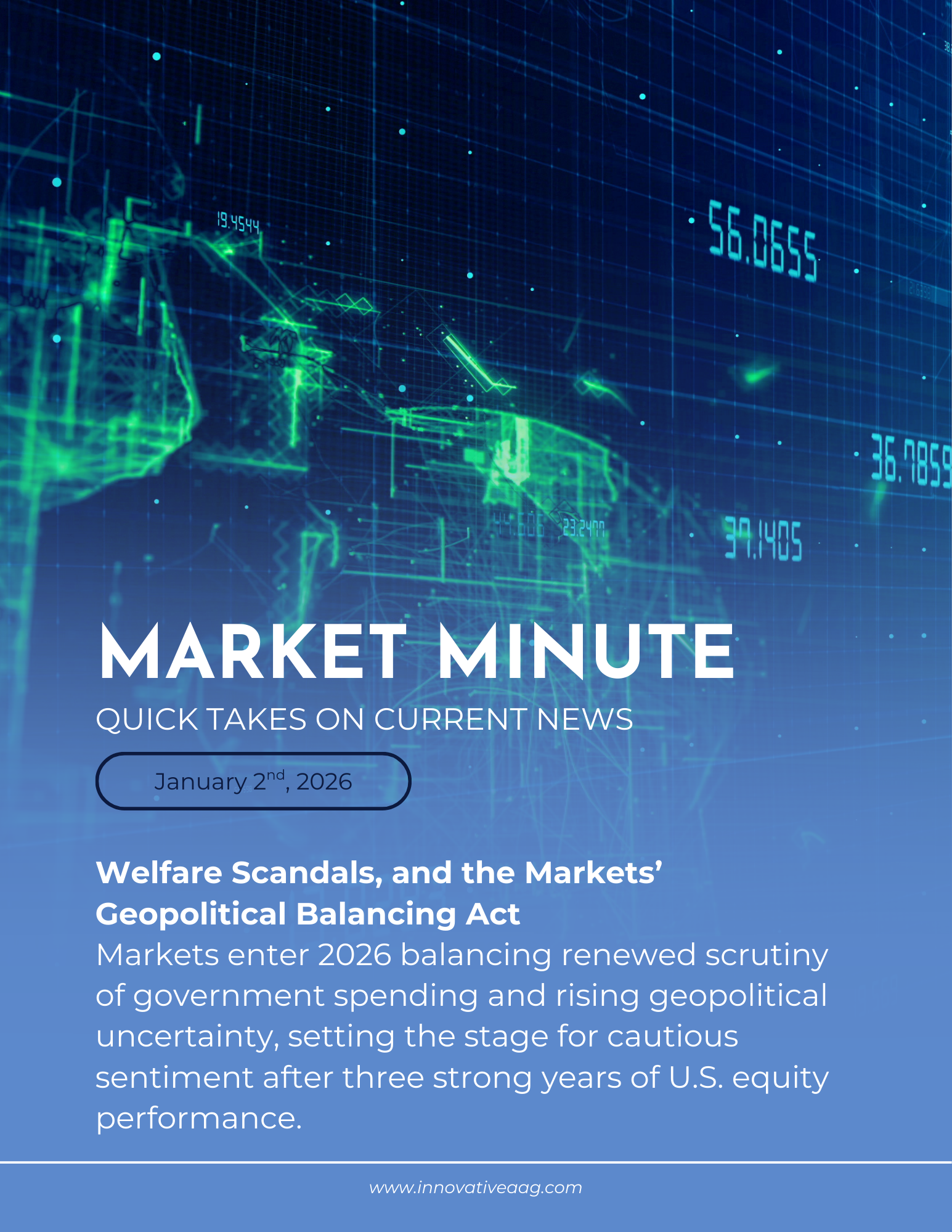 Market Minute: January 2nd, 2026 - Welfare Scandals, and the Markets’ Geopolitical Balancing Act