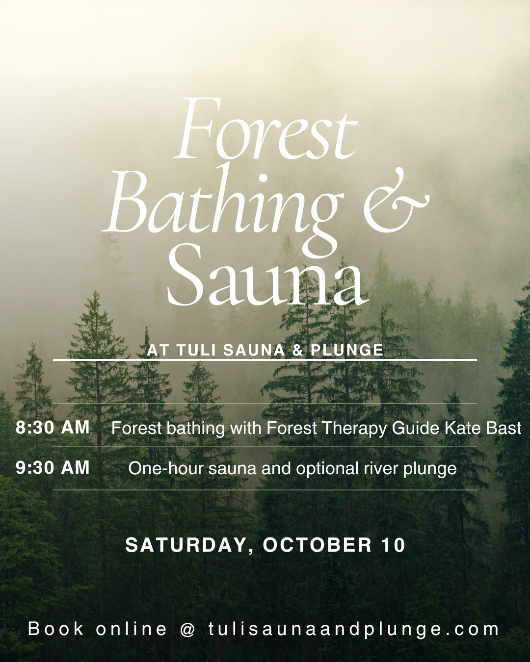 Forest Bathing + Sauna