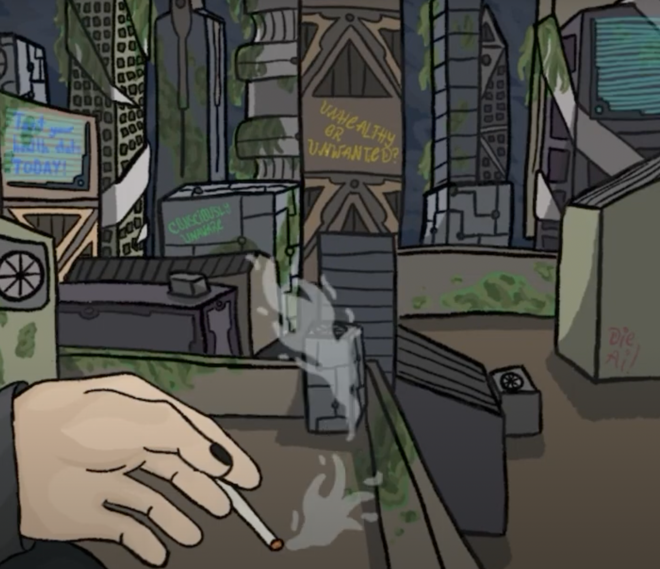 Dystopian Cityscape (2025)