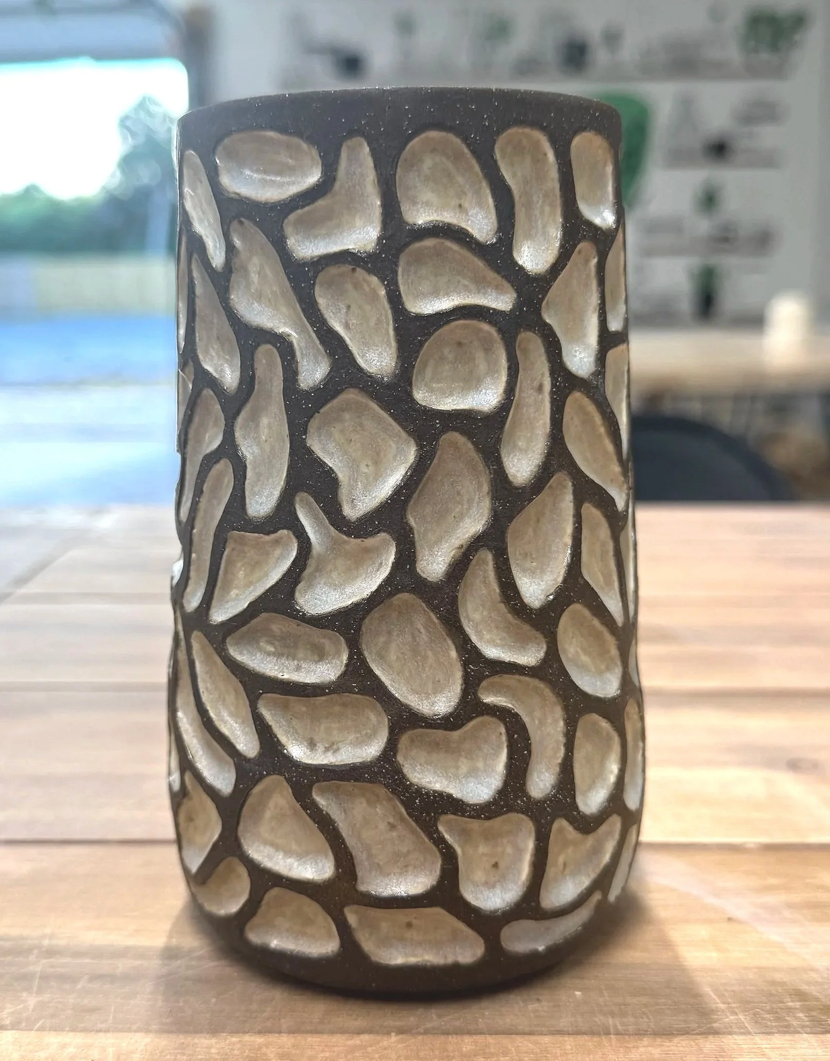 Bloops: shiny on a black clay body