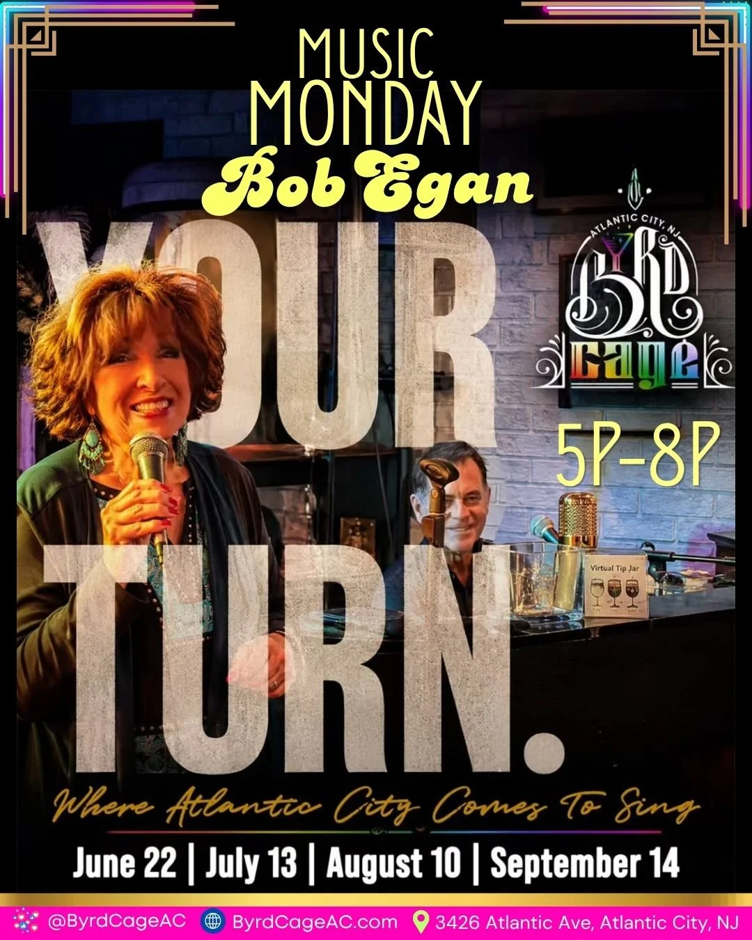 🎹✨ Monday nights just hit a high note.

Join us TODAY Monday, June 22 as the one and only Bob Egan returns to ByrdCage for an evening of live music, sing-alongs, surprises, and unforgettable moments. Whether you're ready to take the mic or simply si