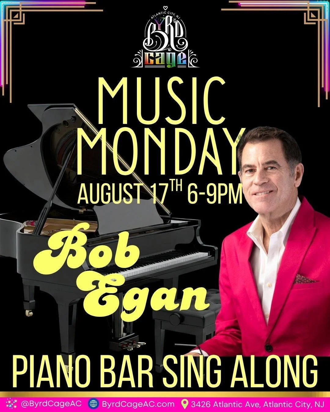 🎹 Music Monday is back with Bob Egan!

Join us Monday, August 17 from 6&ndash;9 PM for a lively Piano Bar Sing-Along filled with your favorite songs, plenty of laughs and the chance to request a tune or take the mic! 🎶

Come early for dinner and en