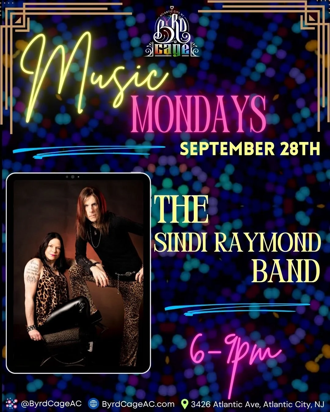 Start your week with live music from The Sindi Raymond Band TONIGHT Monday, September 28th from 6&ndash;9PM! 🎸

Grab a bite, order your favorite cocktail and settle in for a night of great live music. Because Mondays are just better with a soundtrac