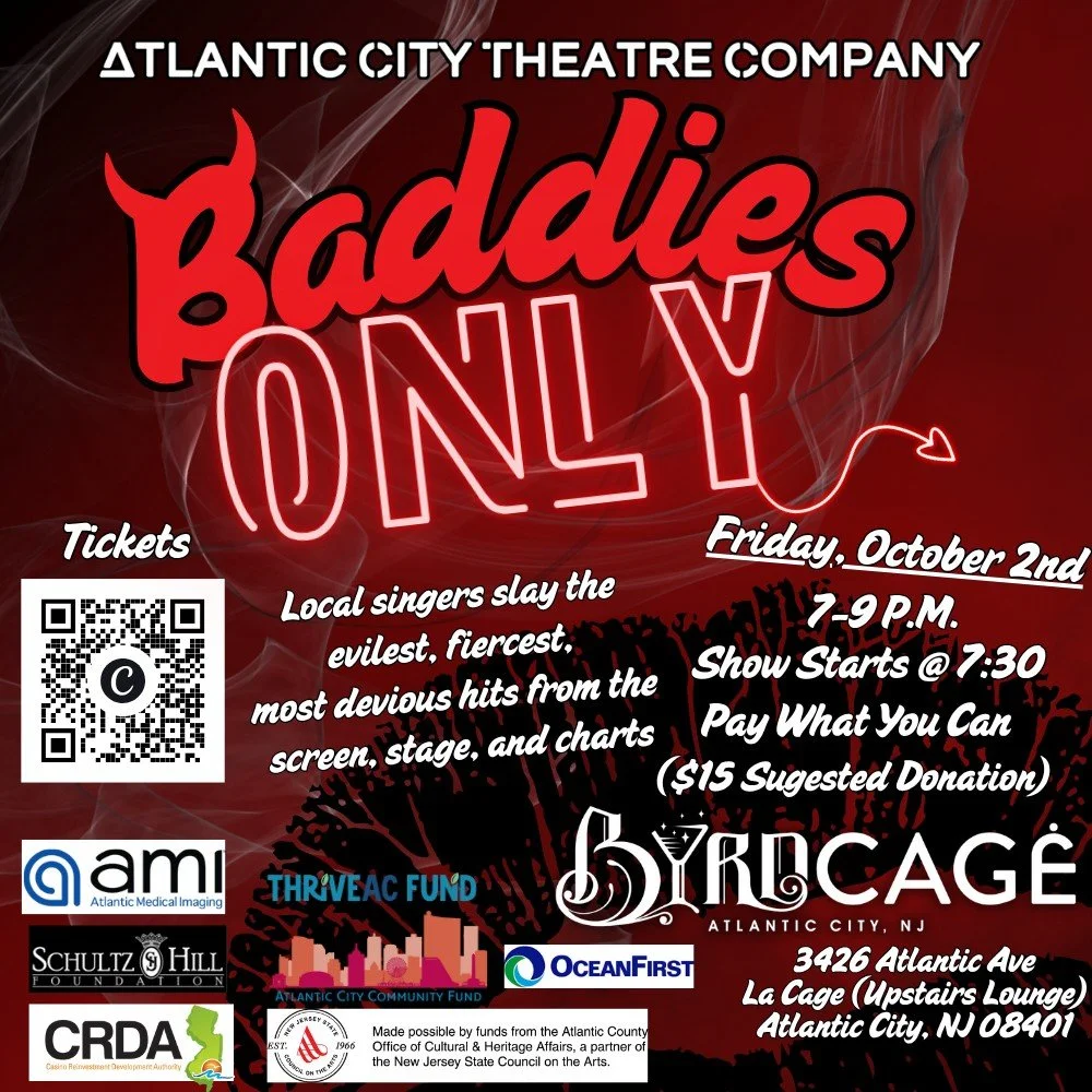 😈🔥 BADDIES ONLY takes over ByrdCage this Friday night!

Atlantic City Theatre Company is bringing the attitude upstairs to La Cage as local singers slay the evilest, fiercest and most devious hits from the screen, stage and charts! 🎭🎶

📅 Friday,