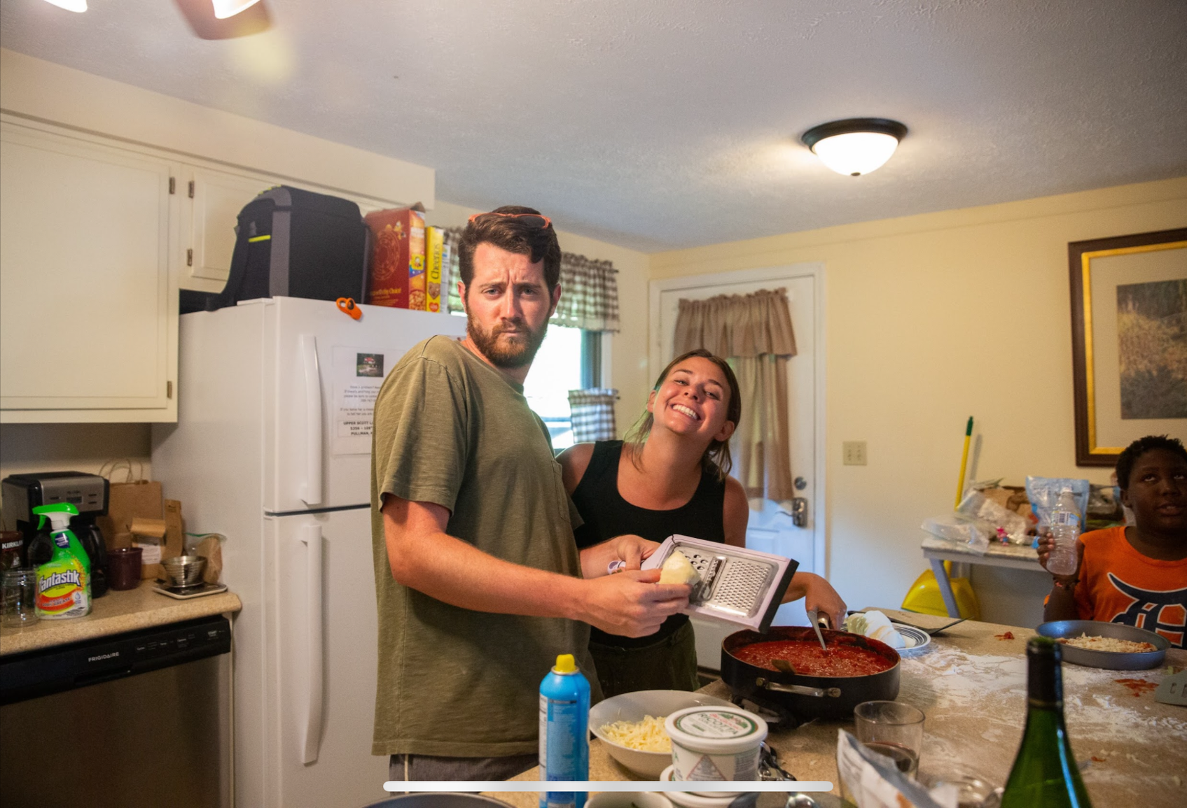 Aunt Lex & Andrew Pizza night (August 2021)