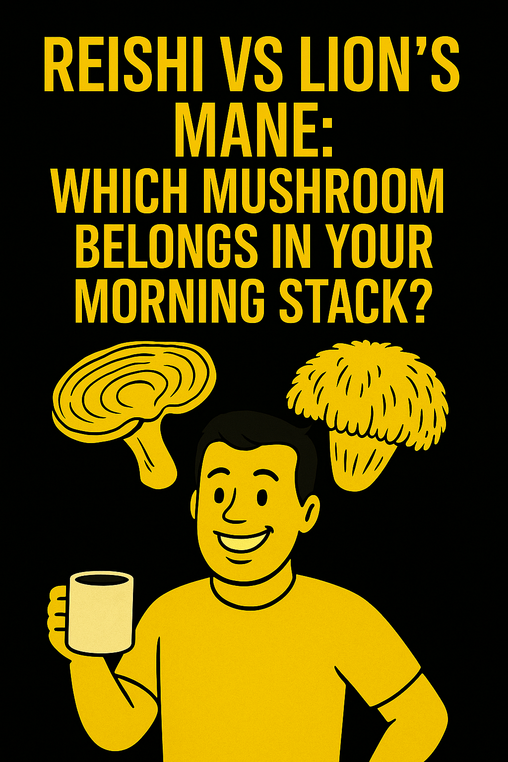 🧠 REISHI VS LION’S MANE: WHICH MUSHROOM BELONGS IN YOUR MORNING STACK?
