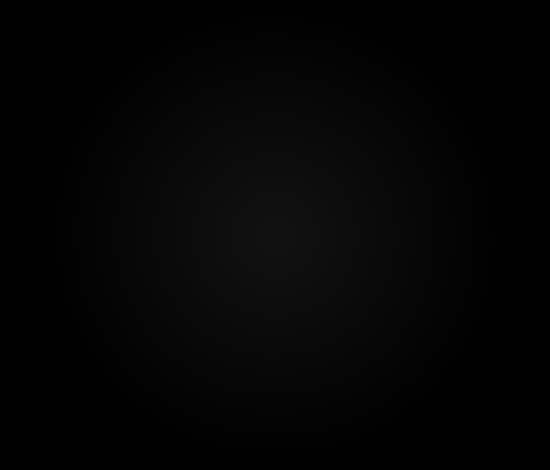 A black background with a faint circular light pattern in the center.