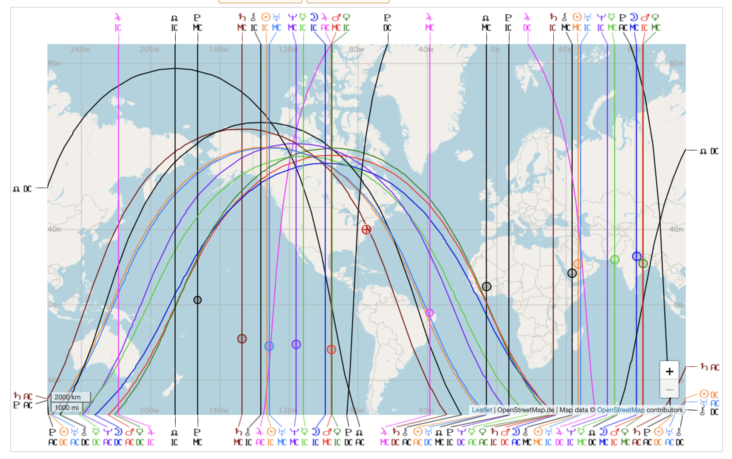 How to Read Your Astrocartography Map: A Beginner's Guide