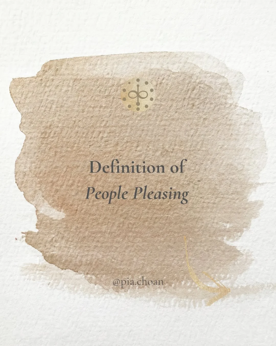 What is a People Pleaser?

Here&rsquo;s the simple definition&hellip;

Sometimes just seeing it clearly
is the beginning of everything

With Love &amp; Kindness
Pia &hearts;️

.
.
.
.
.
.
.
.
.
.
.
.
#peoplepleasing
#overgiving
#burnoutrecovery
#emot