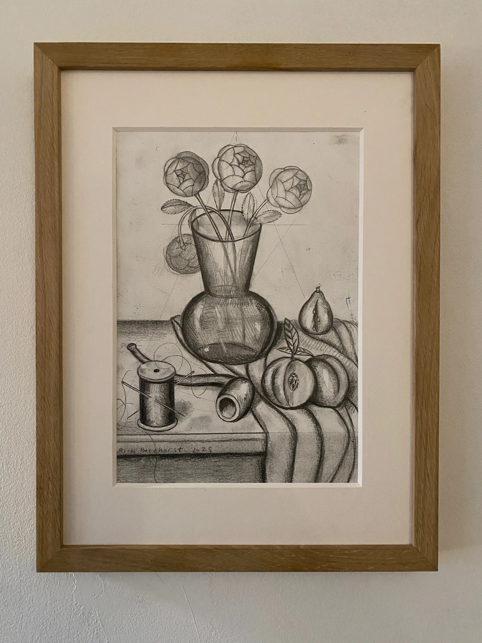still life for James, framed and on the wall.JPG