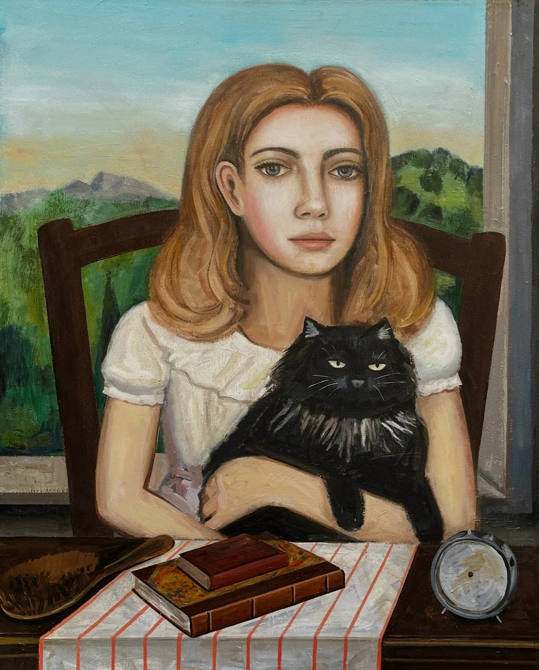 Black Cat Girll (unframed Richard Beerhorst.jpg
