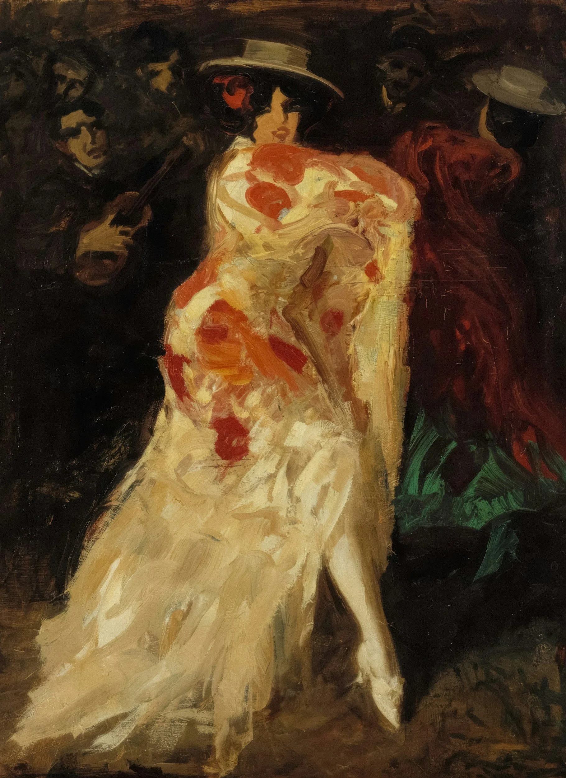 An impressionistic painting of a woman in a flowing dress—evoking movement, joy, and inner liberation.