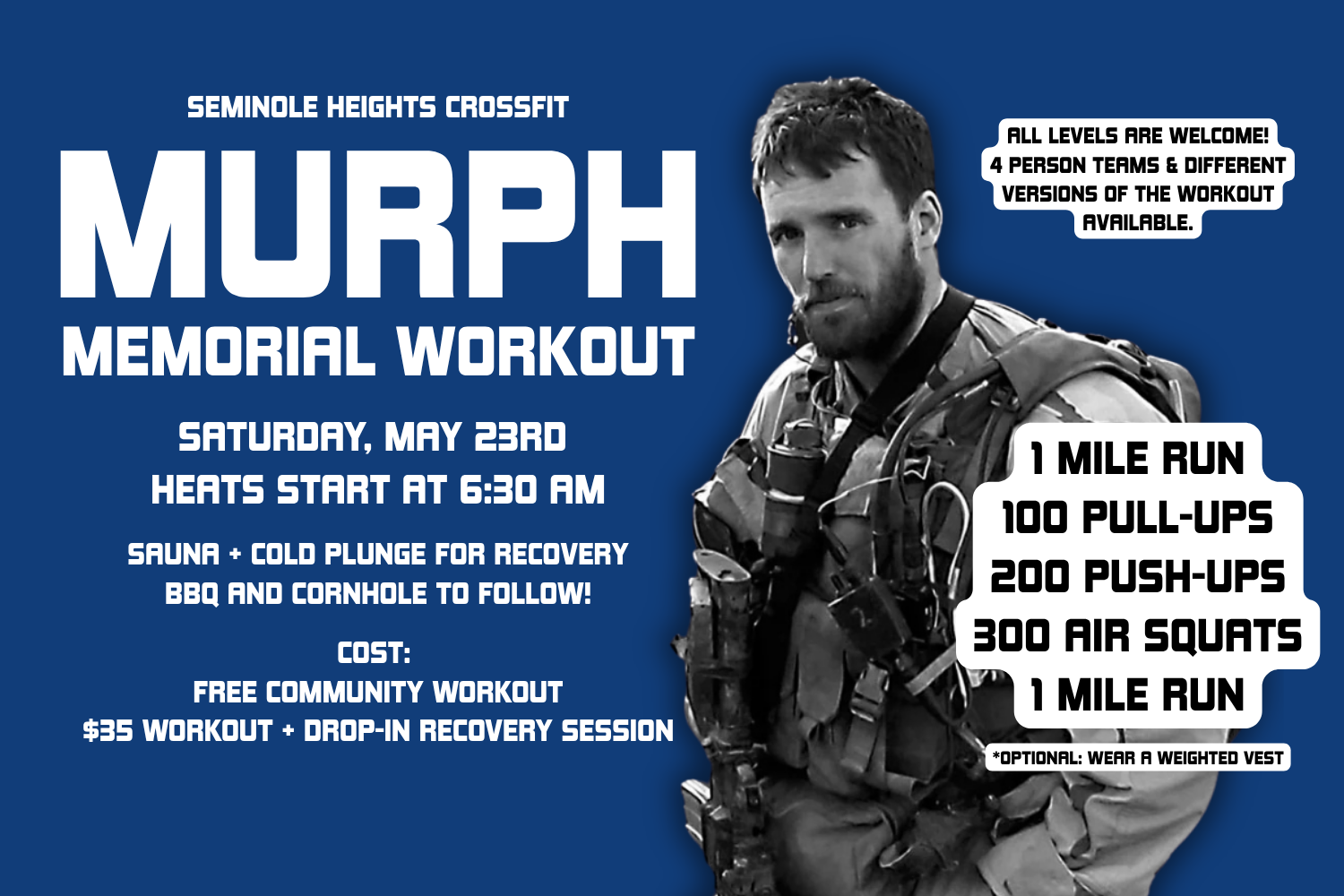 Murph Community Workout 2026