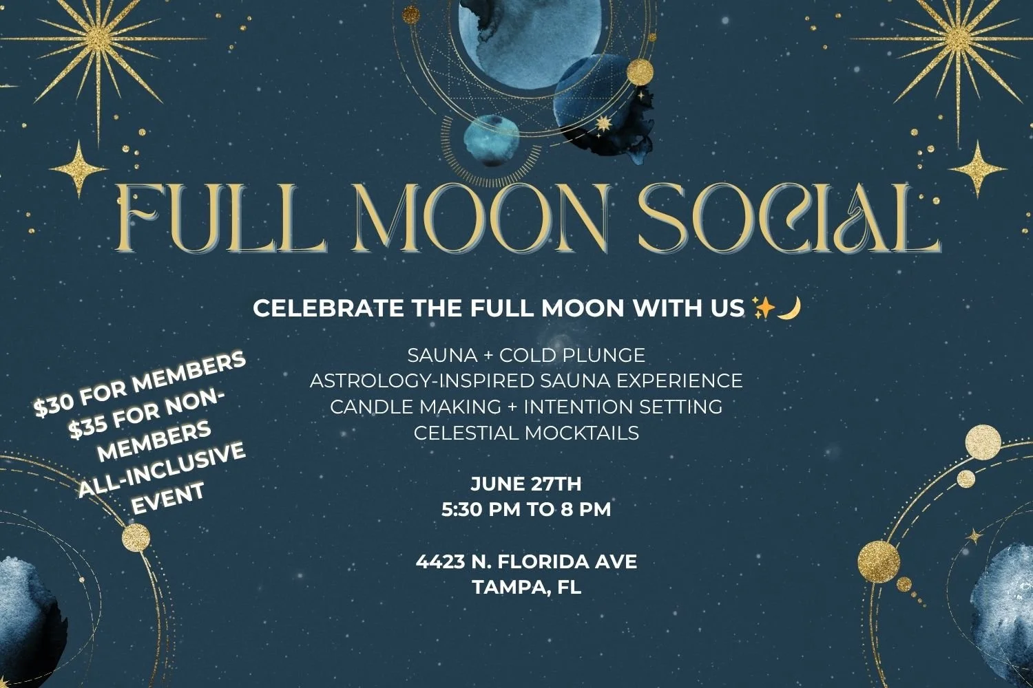 Full Moon Social at Hot Box Cold Plunge