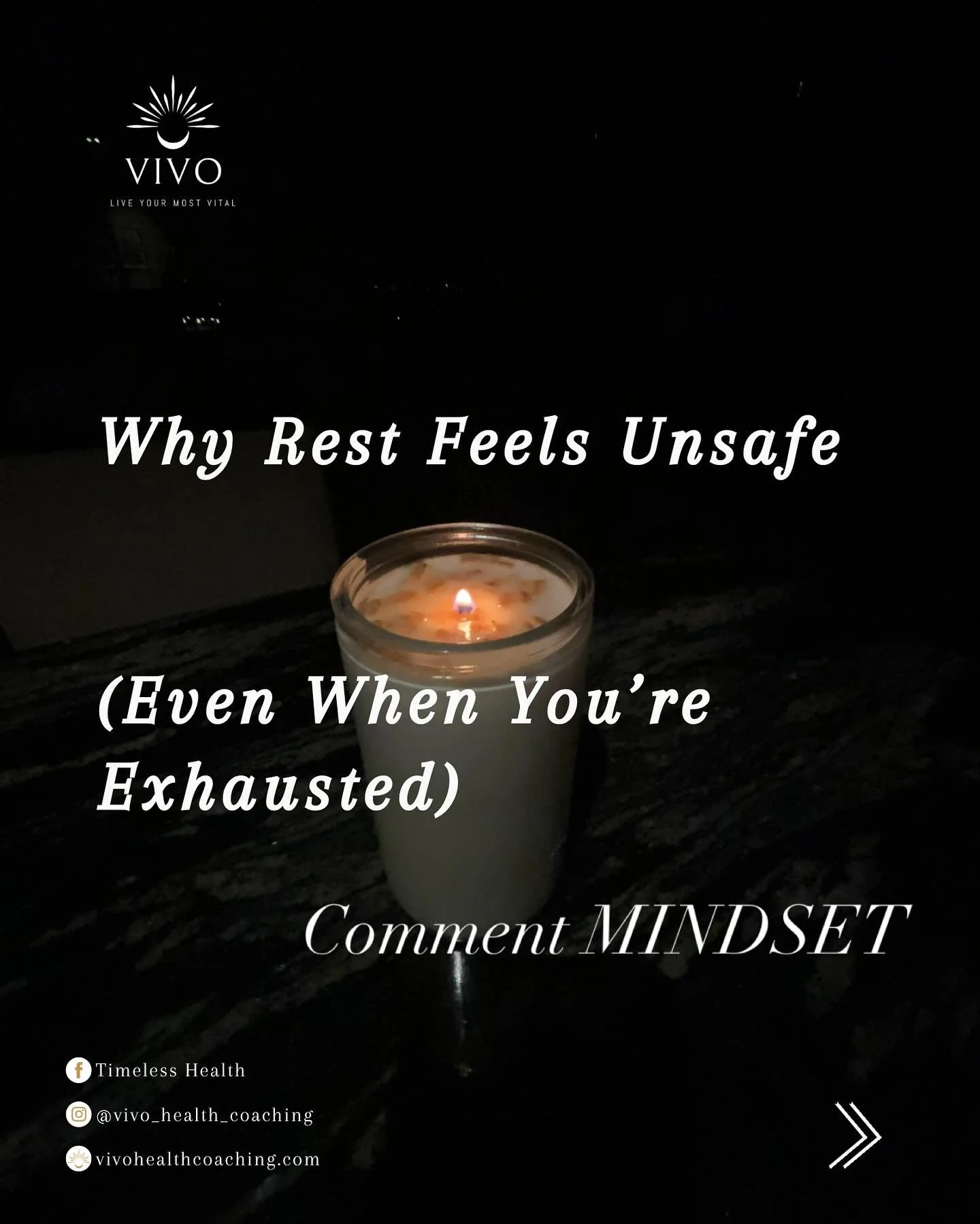 Comment MINDSET and I&rsquo;ll send you the link to my free journal.

I still feel a jolt when someone walks in on me resting.

Even if they&rsquo;d never judge me, my body reacts: I snap my phone shut, busy myself, or stop what I was doing &mdash; a