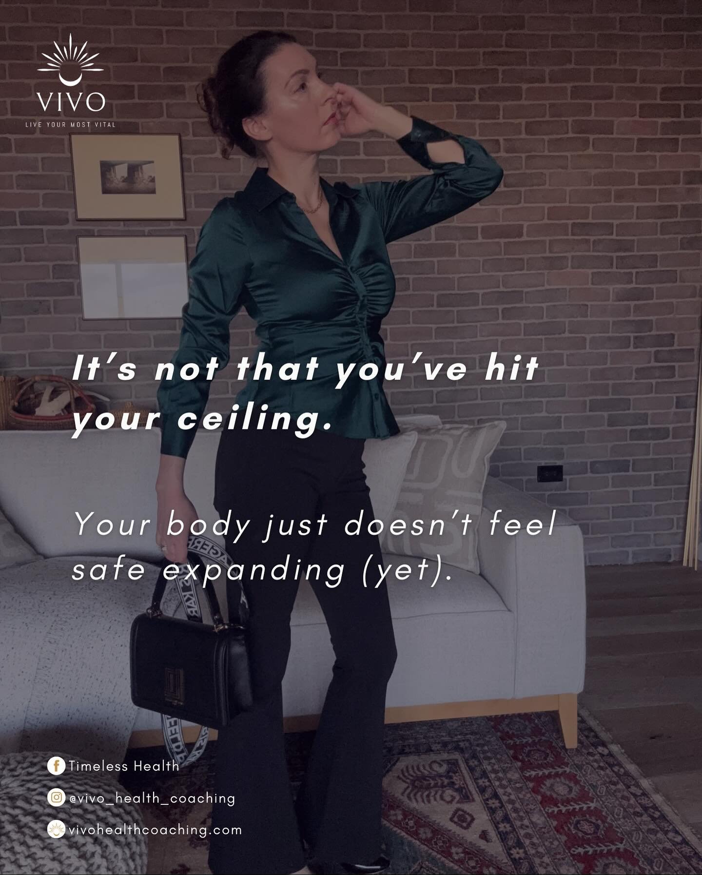 You don&rsquo;t freeze because you&rsquo;re flaky.
You freeze because your body isn&rsquo;t sure it&rsquo;s safe to be seen.
To be visible. To be fully in.

You don&rsquo;t procrastinate because you&rsquo;re lazy.
You pause because your nervous syste
