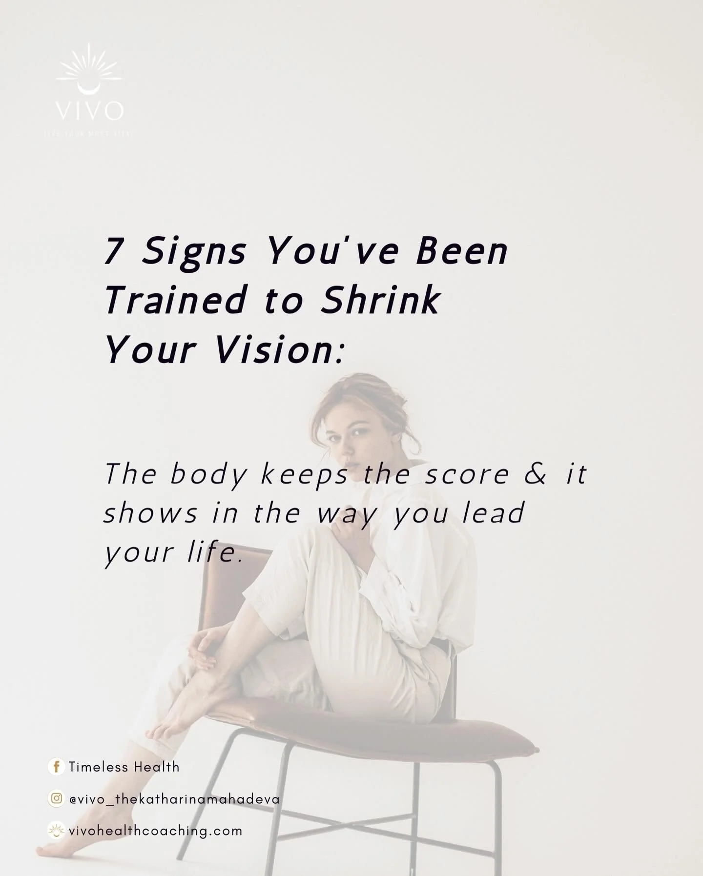 You didn&rsquo;t imagine it.
You were taught to shrink your vision to fit someone else&rsquo;s comfort zone.

Maybe it looked like playing &ldquo;realistic.&rdquo;
Maybe it sounded like, &ldquo;Don&rsquo;t get ahead of yourself.&rdquo;
But underneath