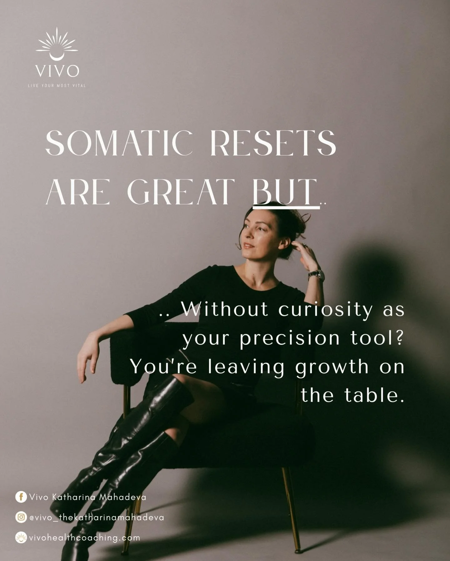 You can reset your nervous system with breathwork.
You can downshift with tapping.
You can ground with movement or pressure points.

But if you&rsquo;re only doing those things&hellip;
you&rsquo;re calming a system that&rsquo;s still carrying your ol