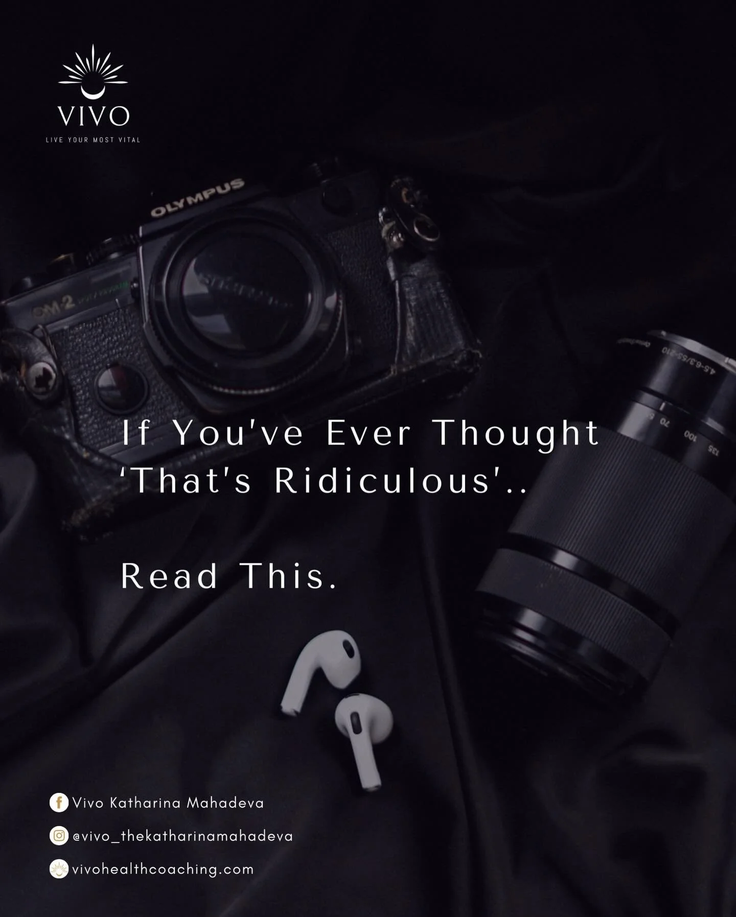 That wild idea you almost shut down?
Might be the one that rewires everything.

Not because it&rsquo;s &ldquo;practical.&rdquo;

But because it doesn&rsquo;t belong to your past.

✨ Most people silence their next identity&hellip;
&hellip;because thei