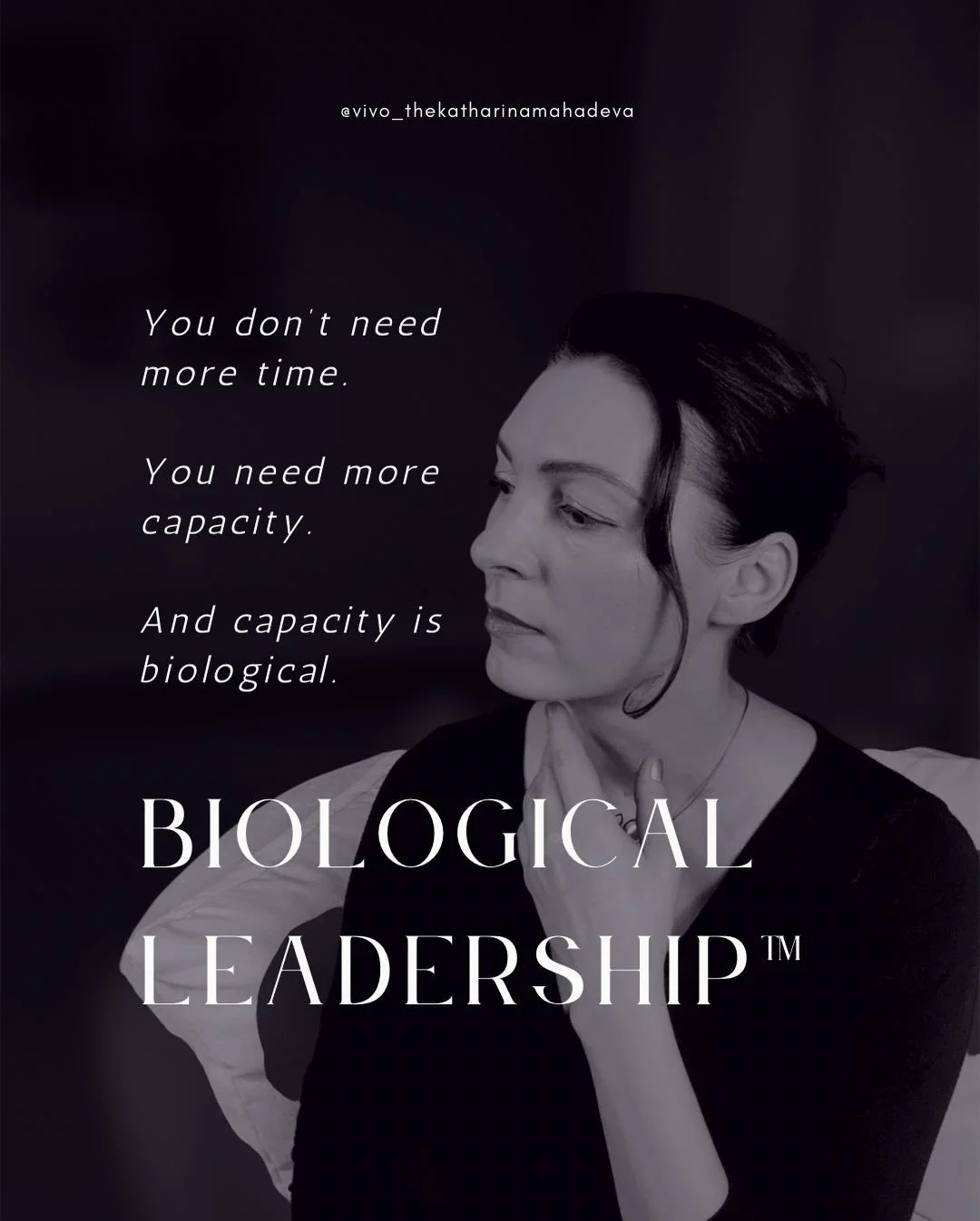 You don&rsquo;t need more time.
You need more biological capacity.

Most high-achievers have optimized everything external.
But you haven&rsquo;t trained the one thing that determines expansion:
Your nervous system&rsquo;s tolerance for visibility an