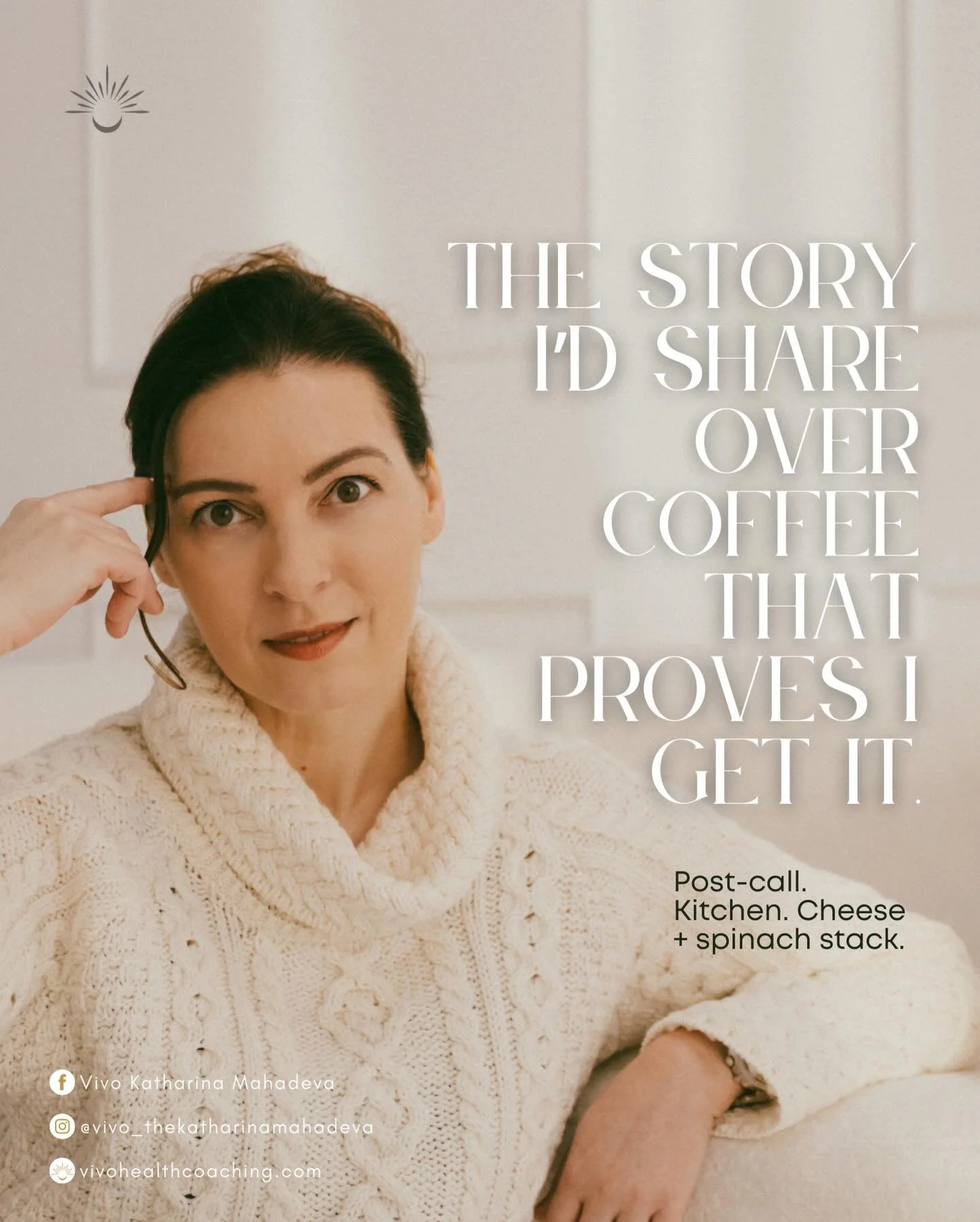 I was standing in my kitchen, making my goofy cheese + spinach stack (my post-call go-to, must-have) when I noticed something strange.

There was a period where I assumed my fatigue was volume.

Long hours.
High responsibility.
Big decisions.

It see