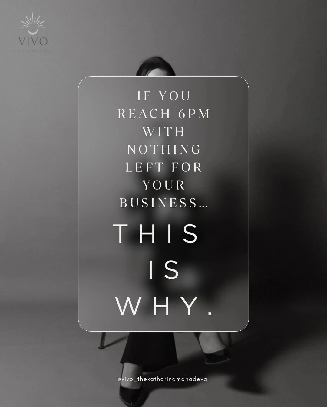 By the time you sit down to work on your business&hellip;
your energy is already gone.

Not because your day was &ldquo;too much.&rdquo;
Because your system never stopped running.

Emails.
Notifications.
Switching between tasks
before you even finish