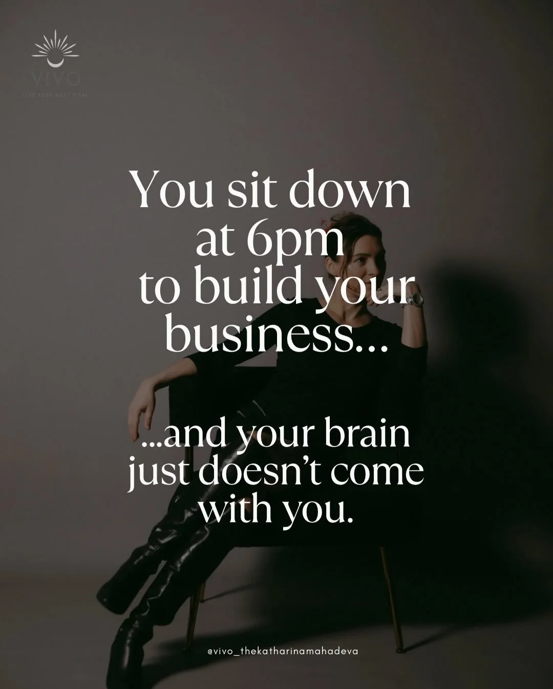 You sit down after work to build your business&hellip;
And there&rsquo;s a gap.

Not in your ambition.
Not in your ideas.
In your ability to access them.

You know what you want to do.

But your thinking feels&hellip; just out of reach.

So you try t