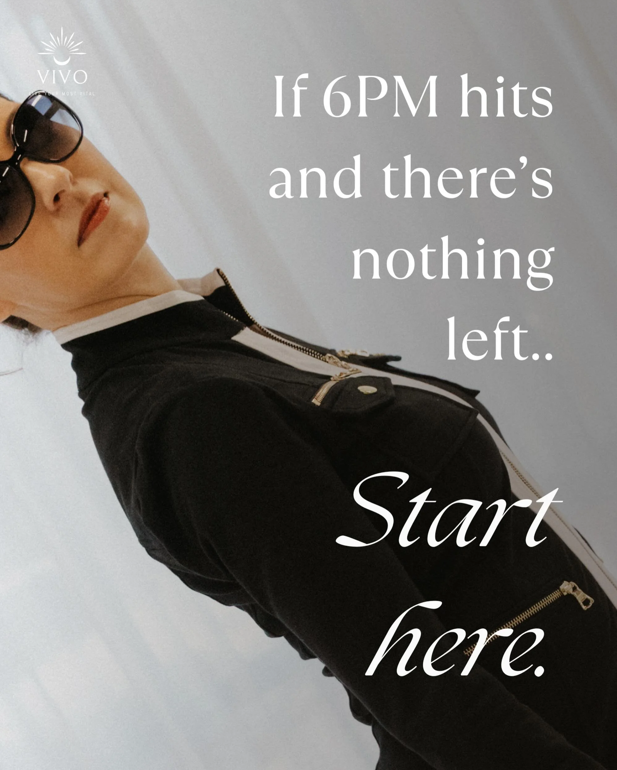 If 6PM hits and there&rsquo;s nothing left: 
start here.

You&rsquo;re not just tired.
You&rsquo;re locked out of your own life.

You get home.
You sit down.
And suddenly.. even deciding what to eat feels like too much.

A message comes in from someo