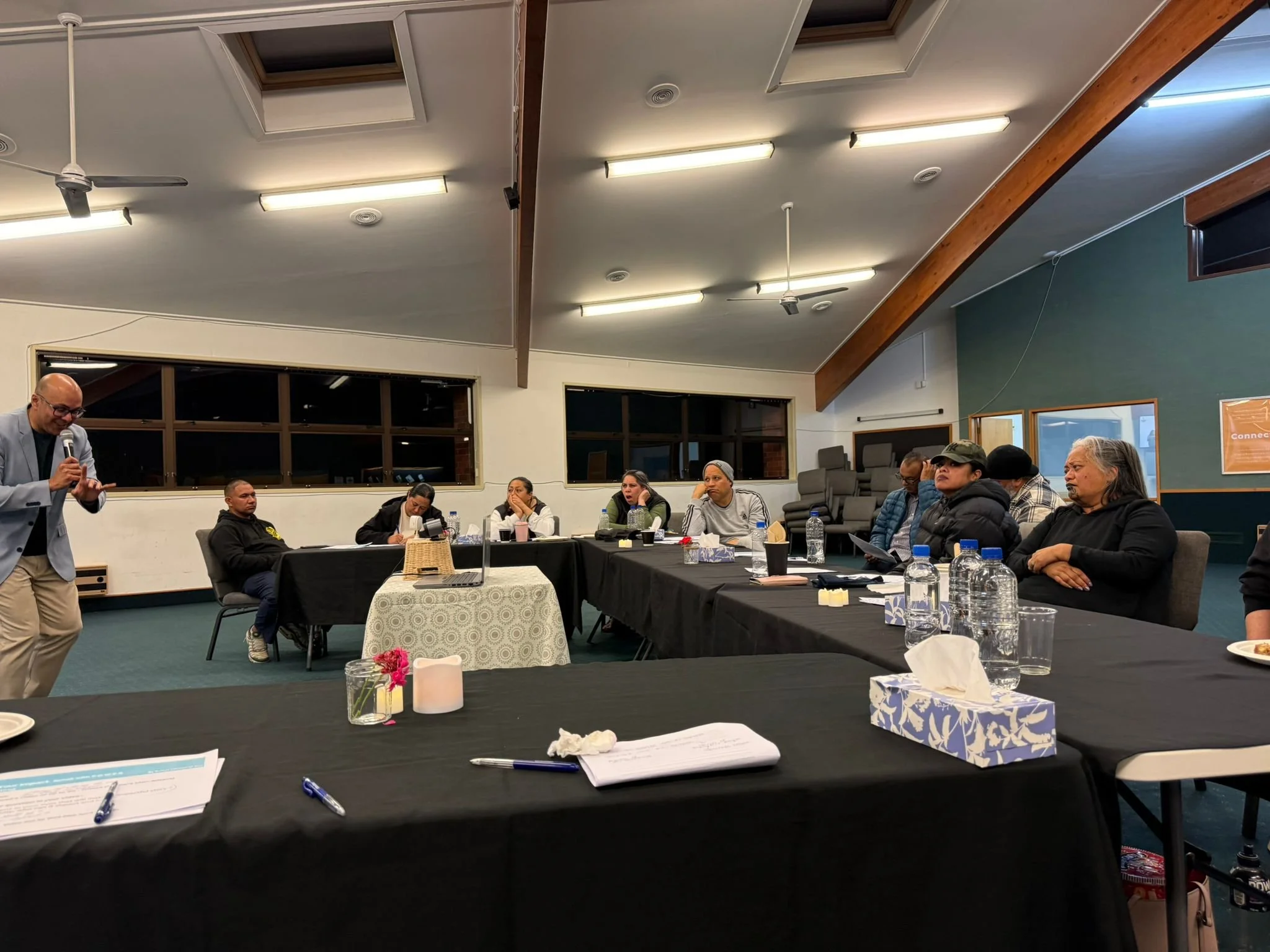 Pritesh from BVOY is training our MADE to Lead whanau how to shape and share their stories
