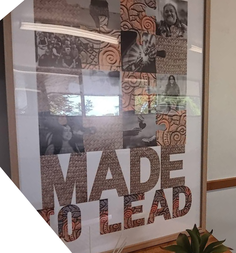 MADE to Lead sign