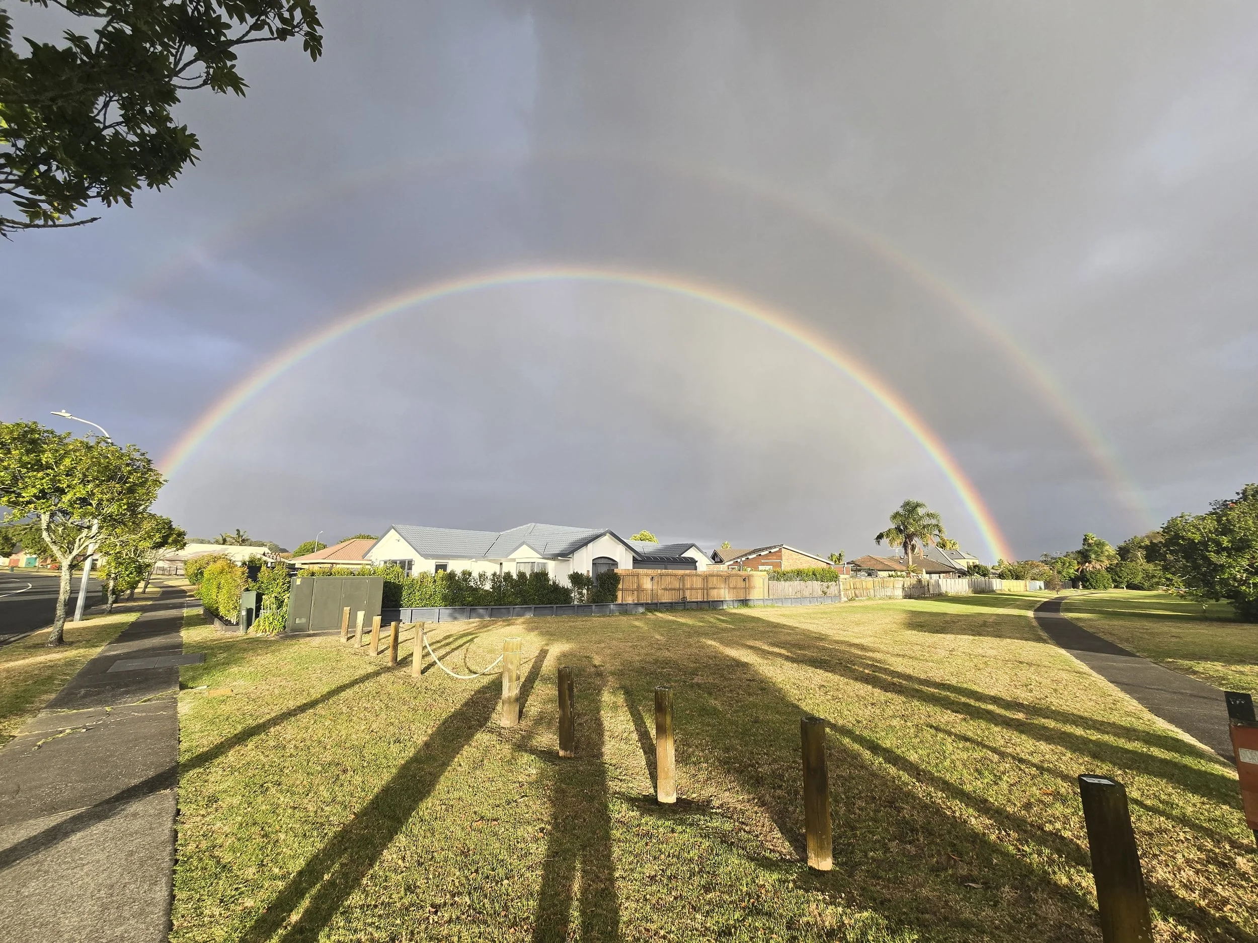 Double rainbow over Manurewa