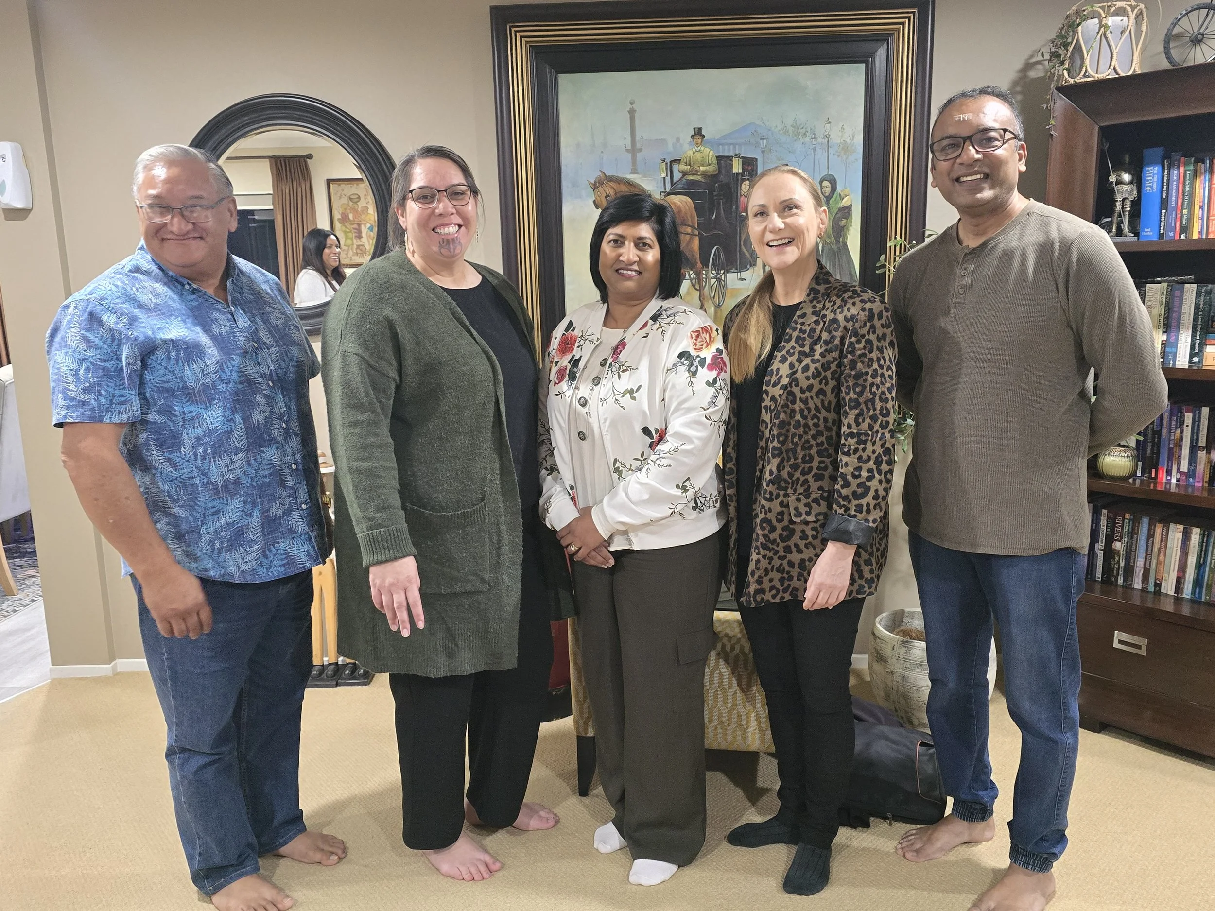 Our fantastic Board with Len