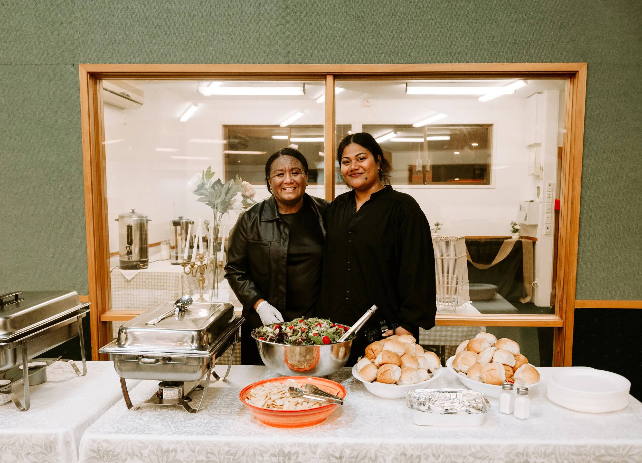 Beautiful volunteer "sistas"