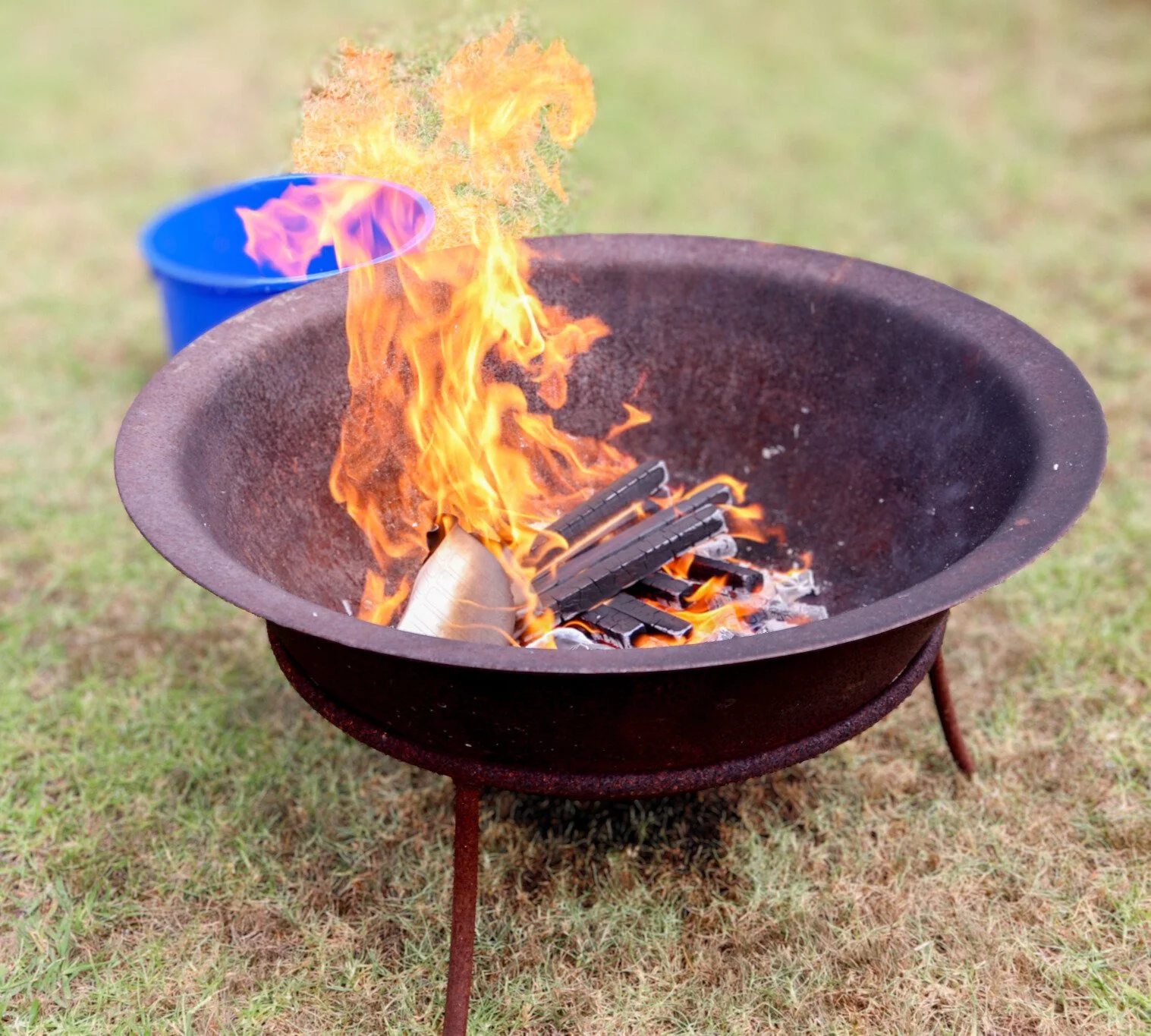 The Burn Station - when the process is completed, the final step is to symbolically burn the card 