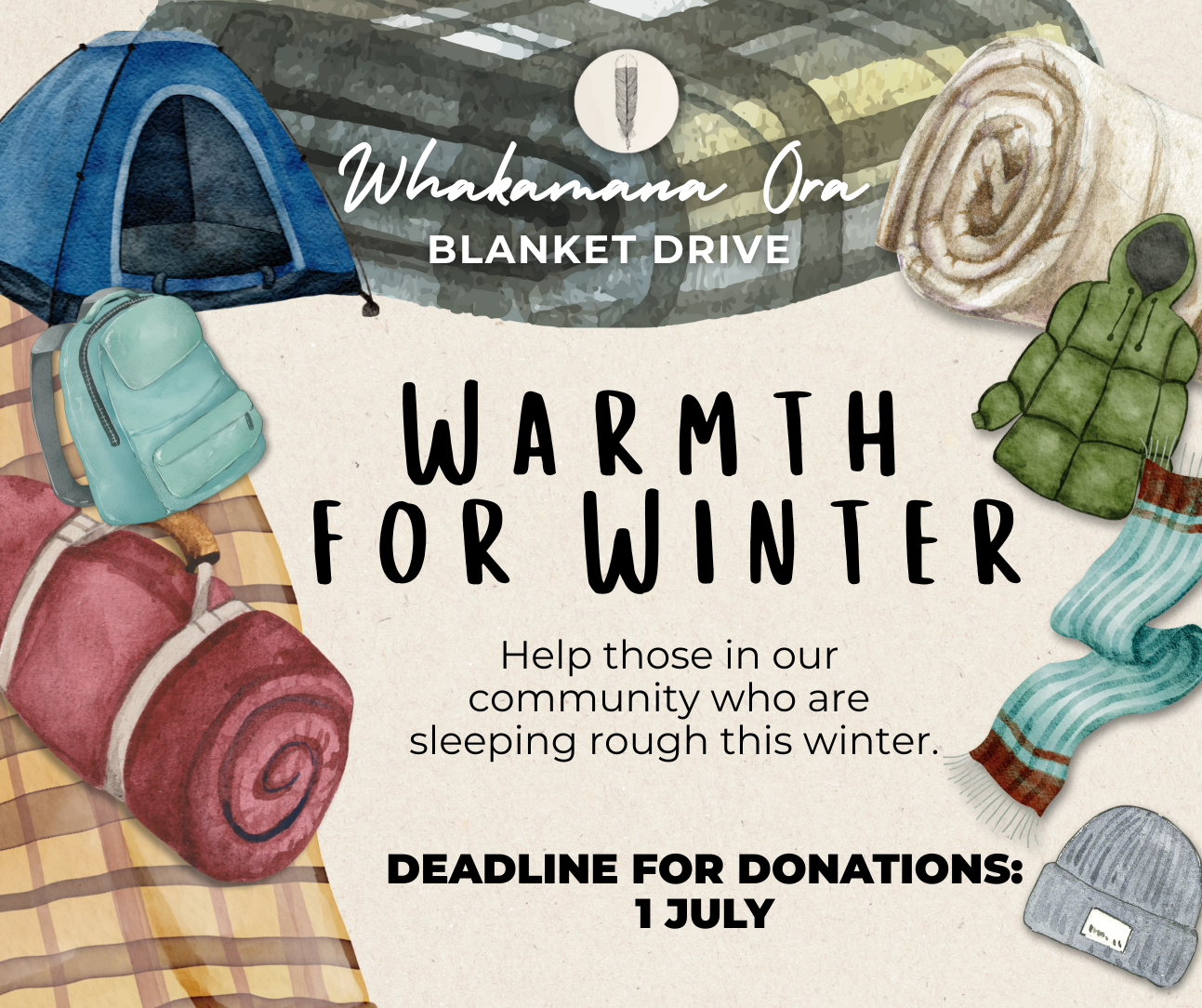 Our blanket drive for people sleeping rough