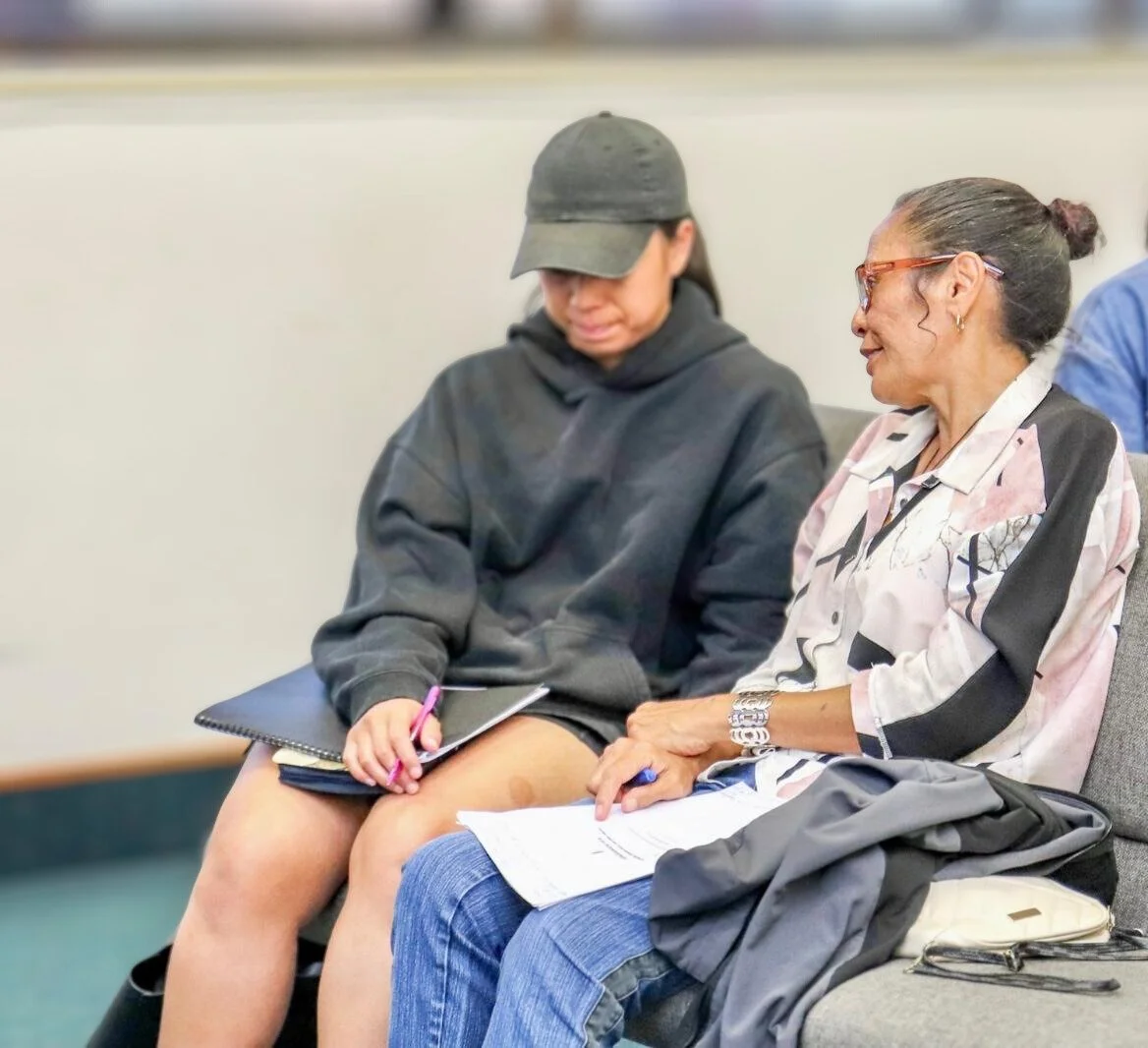 Ngaire and one of our wahine