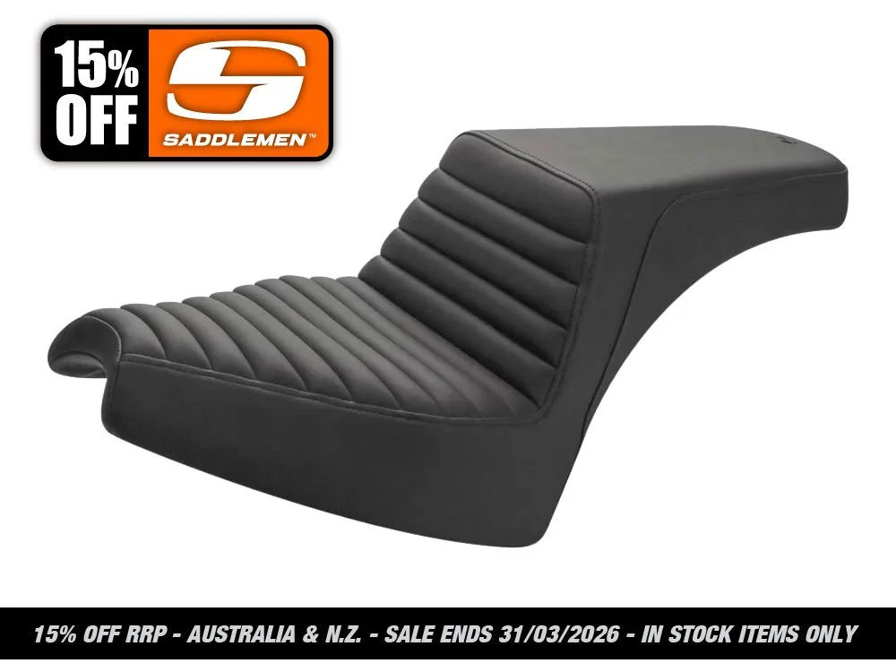 Step-Up Tuck & Roll Dual Seat. Fits Indian Cruiser 2022up